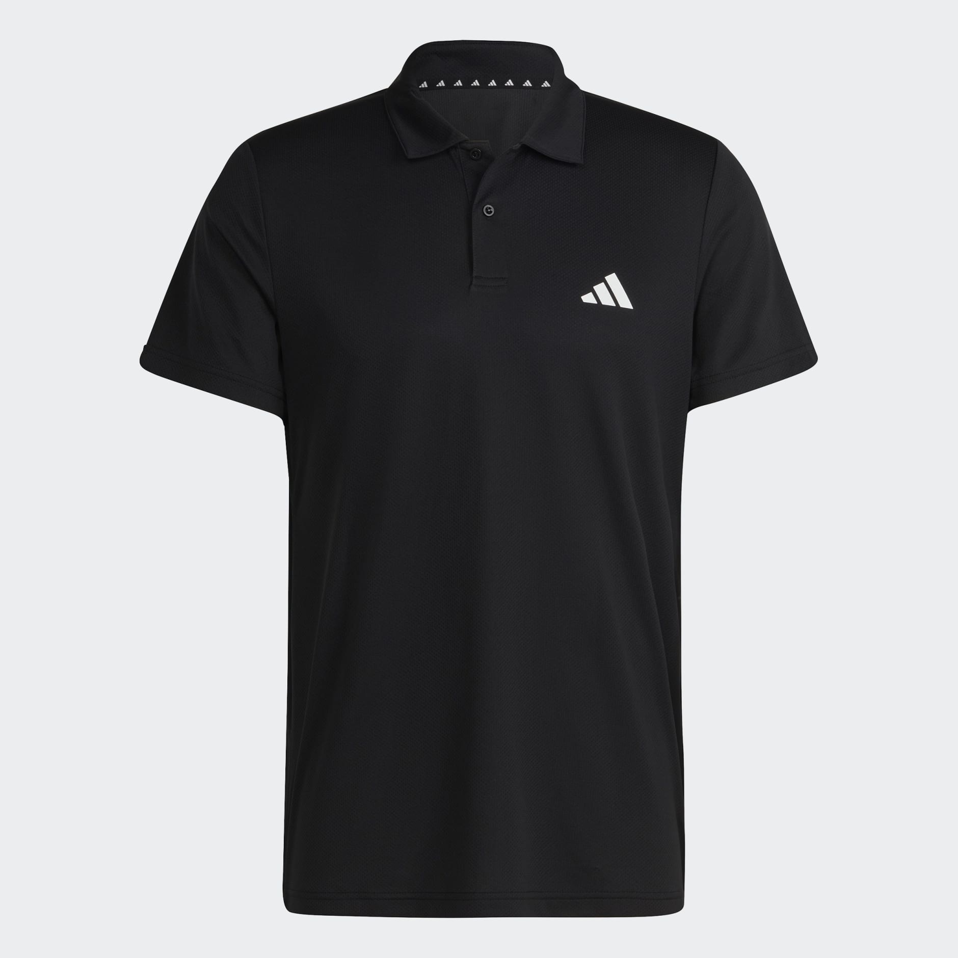 Men's Clothing - Train Essentials Training Polo Shirt - Black | adidas ...