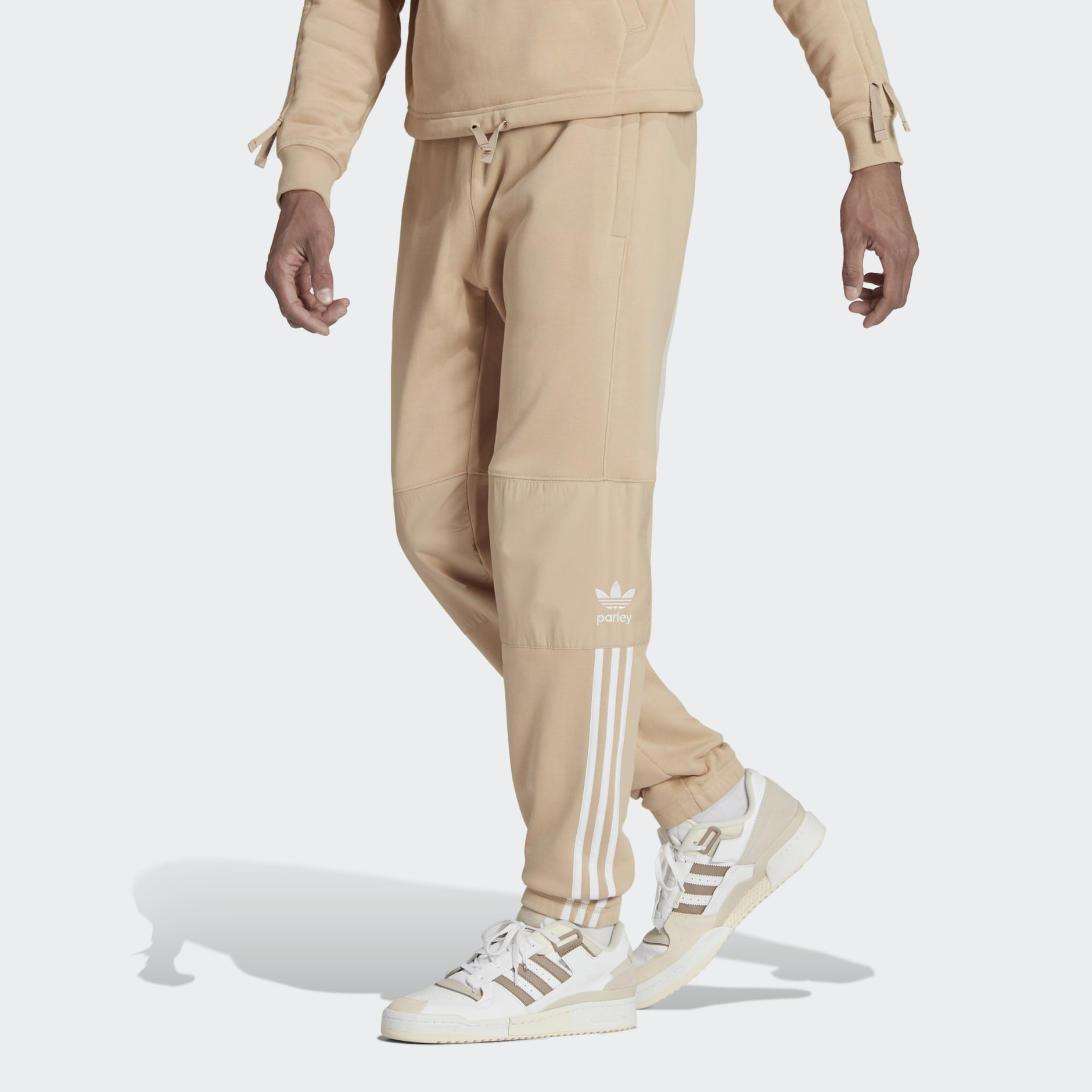 Clothing Adicolor Parley Sweat Pants - Beige | adidas Saudi Arabia