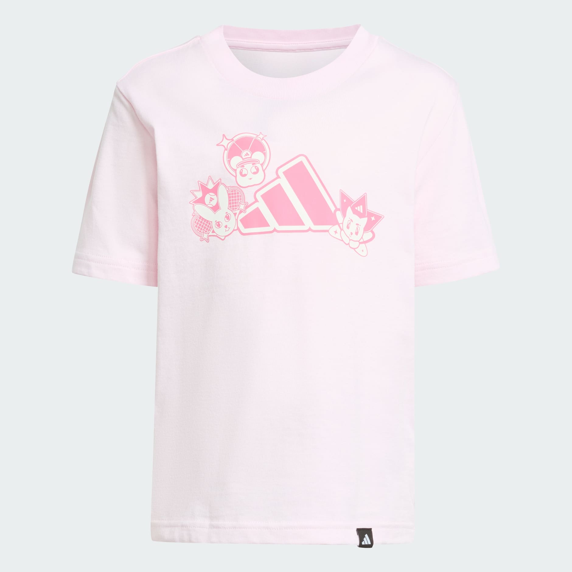 adidas Anime Pets Graphic Tee Kids - Pink | adidas UAE