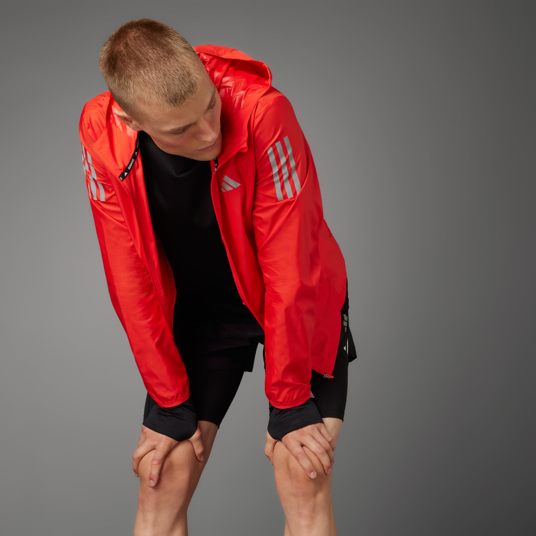 Men's Clothing - Own the Run Jacket - Red