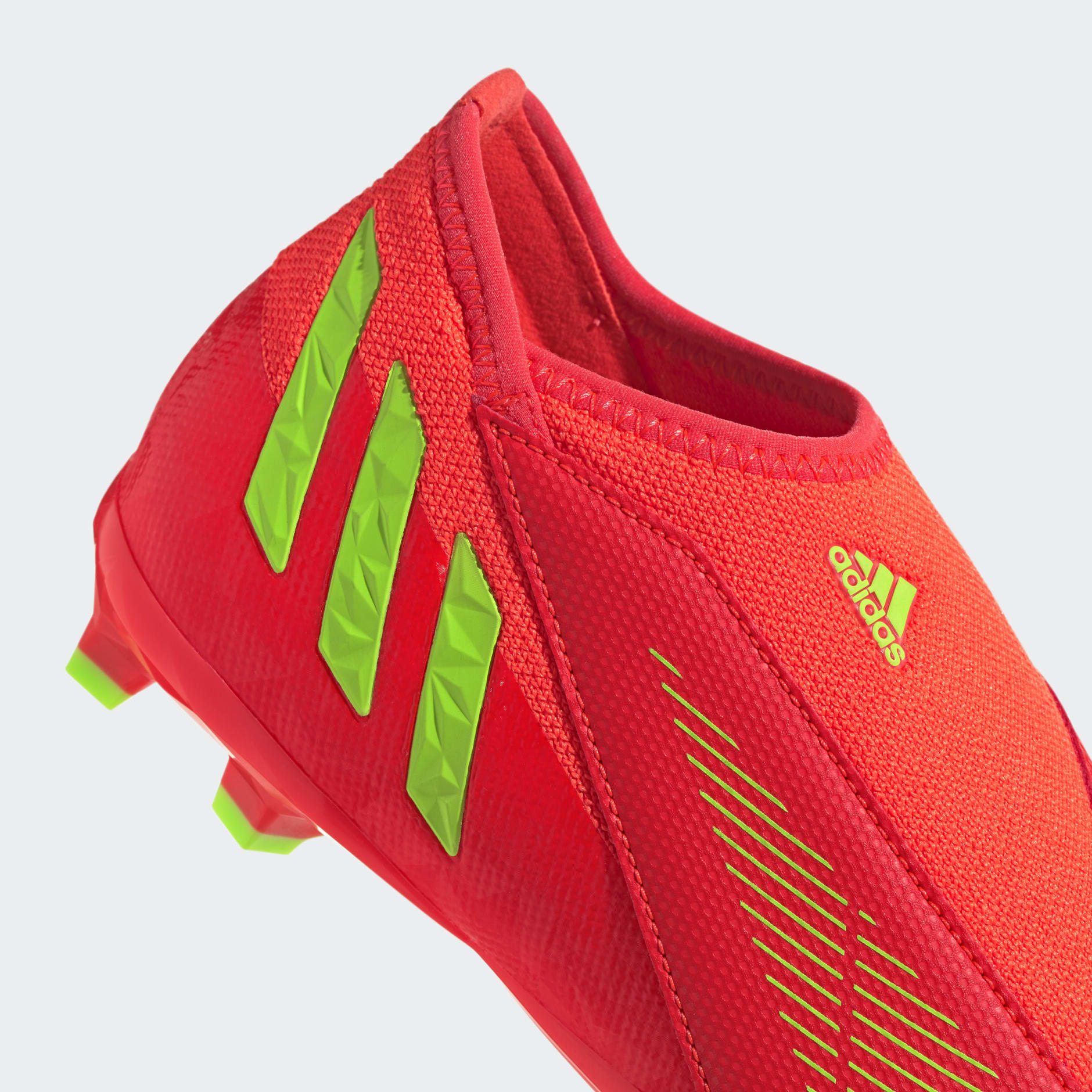 Adidas rojos shop sin cordones