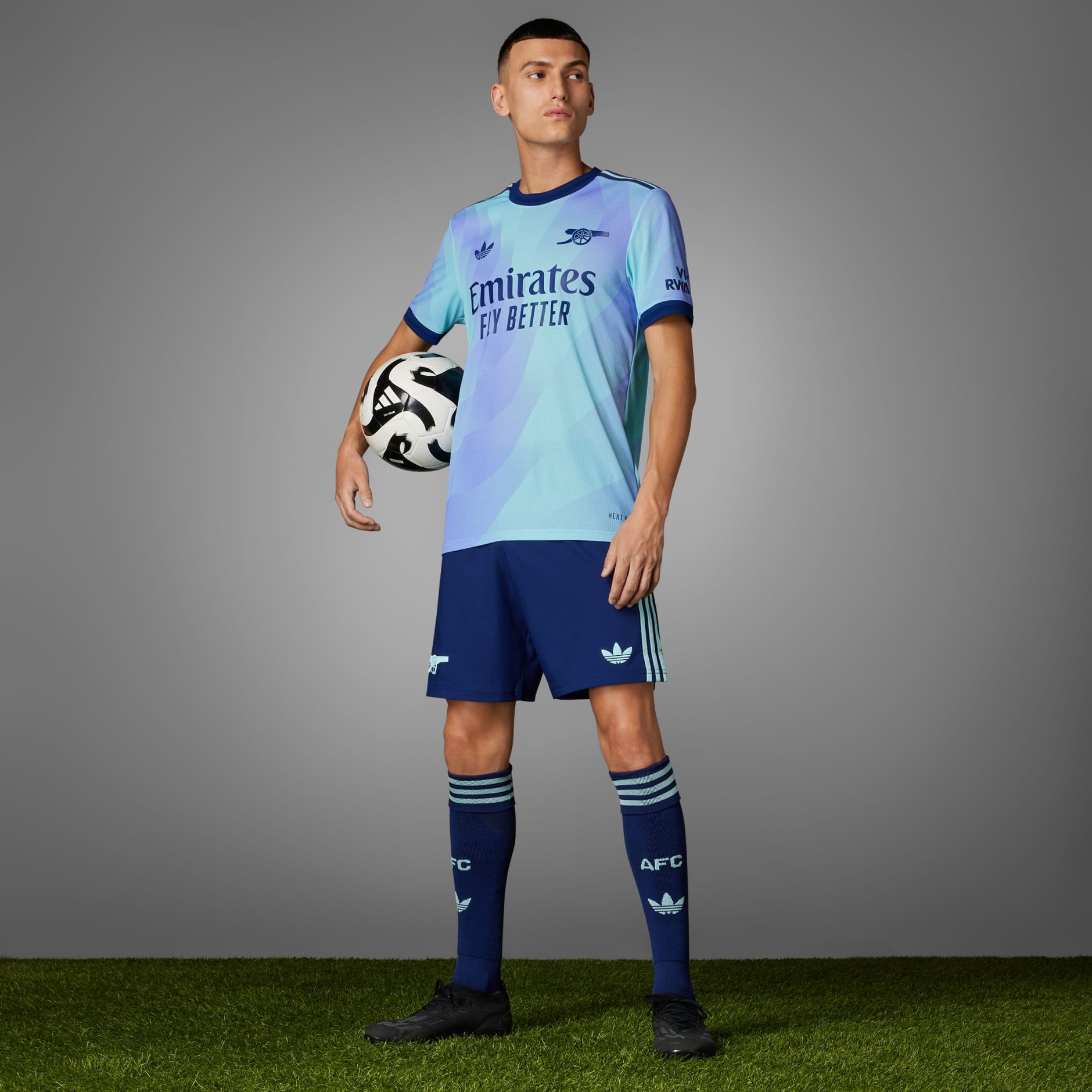 adidas Arsenal 24 25 Third Authentic Jersey Blue adidas UAE