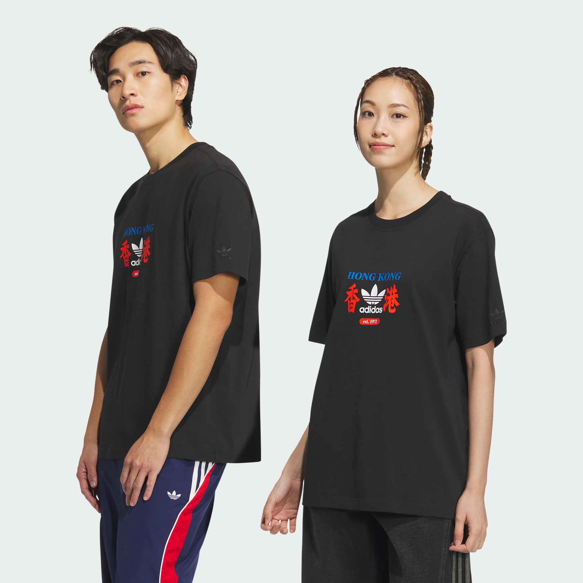 新作ウエア HK OG BRAND Kong Hong adidas | Black - TEE アイドル