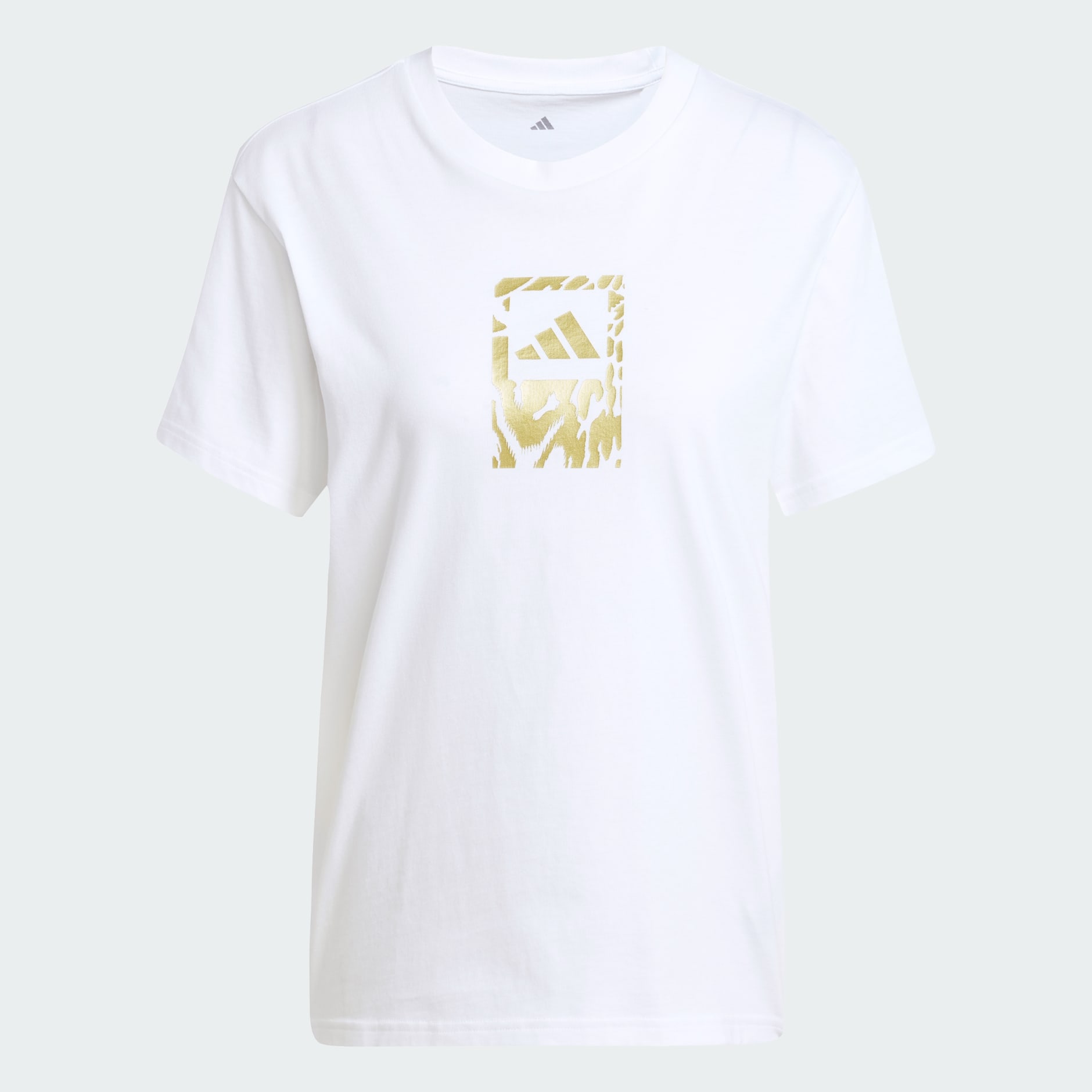 Tech 金屬色圖案 T 裇