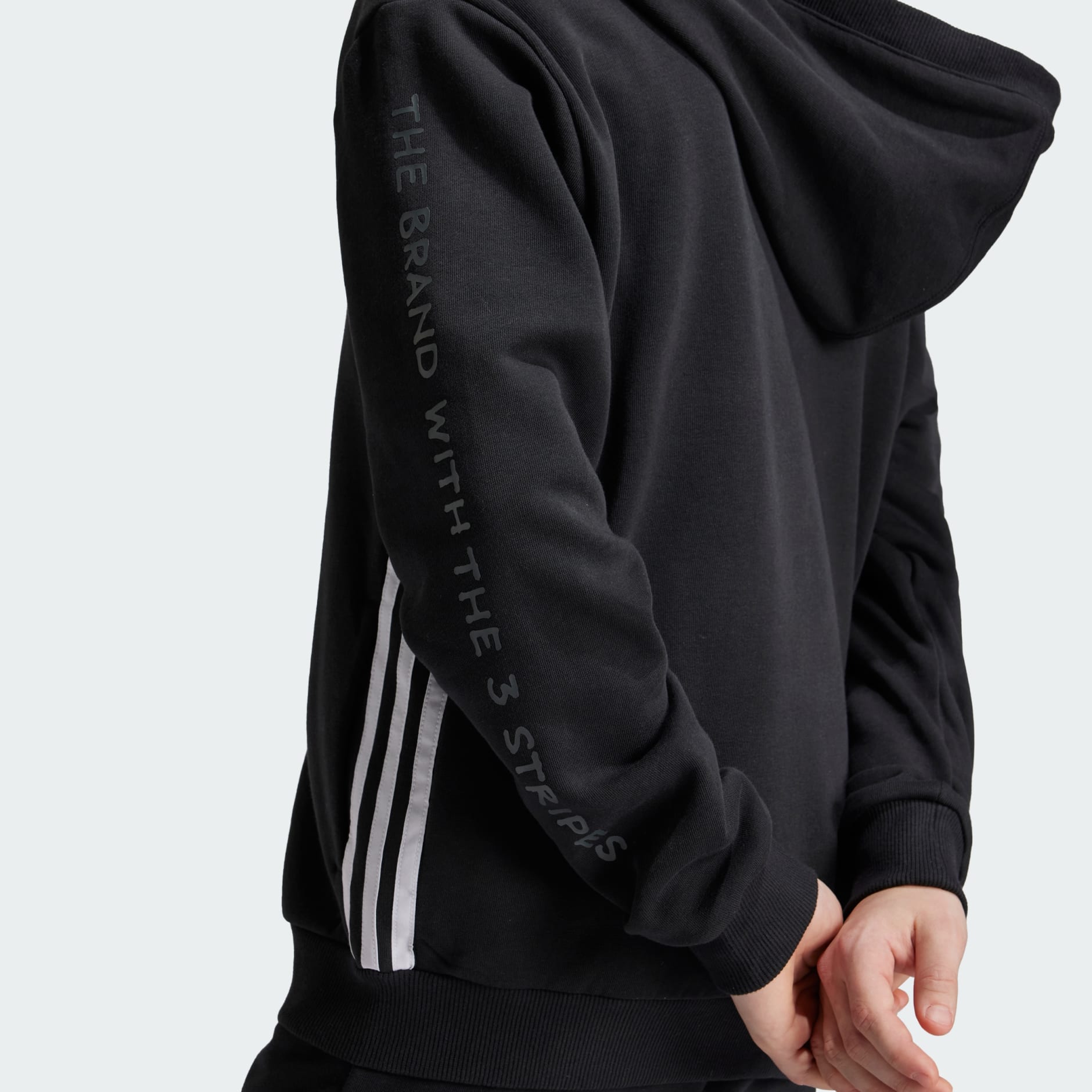 Kids Clothing Street Jam Full Zip Hoodie Kids Black adidas Bahrain