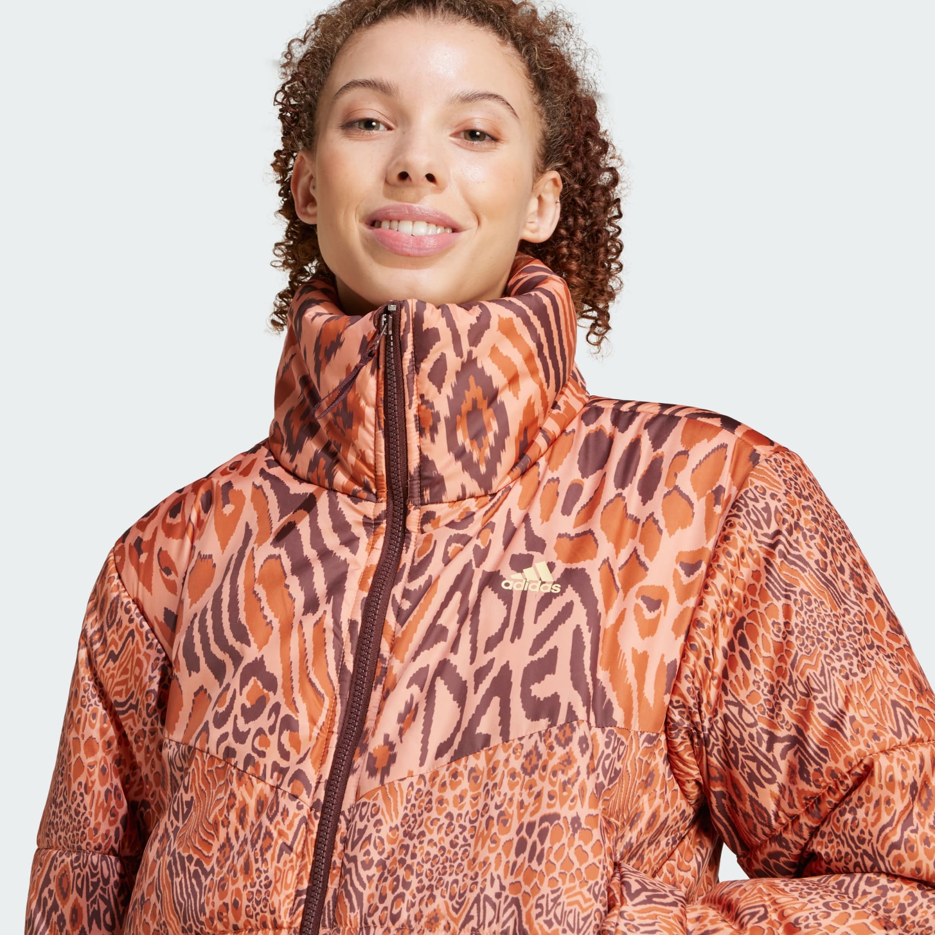 Adidas leopard jacket online