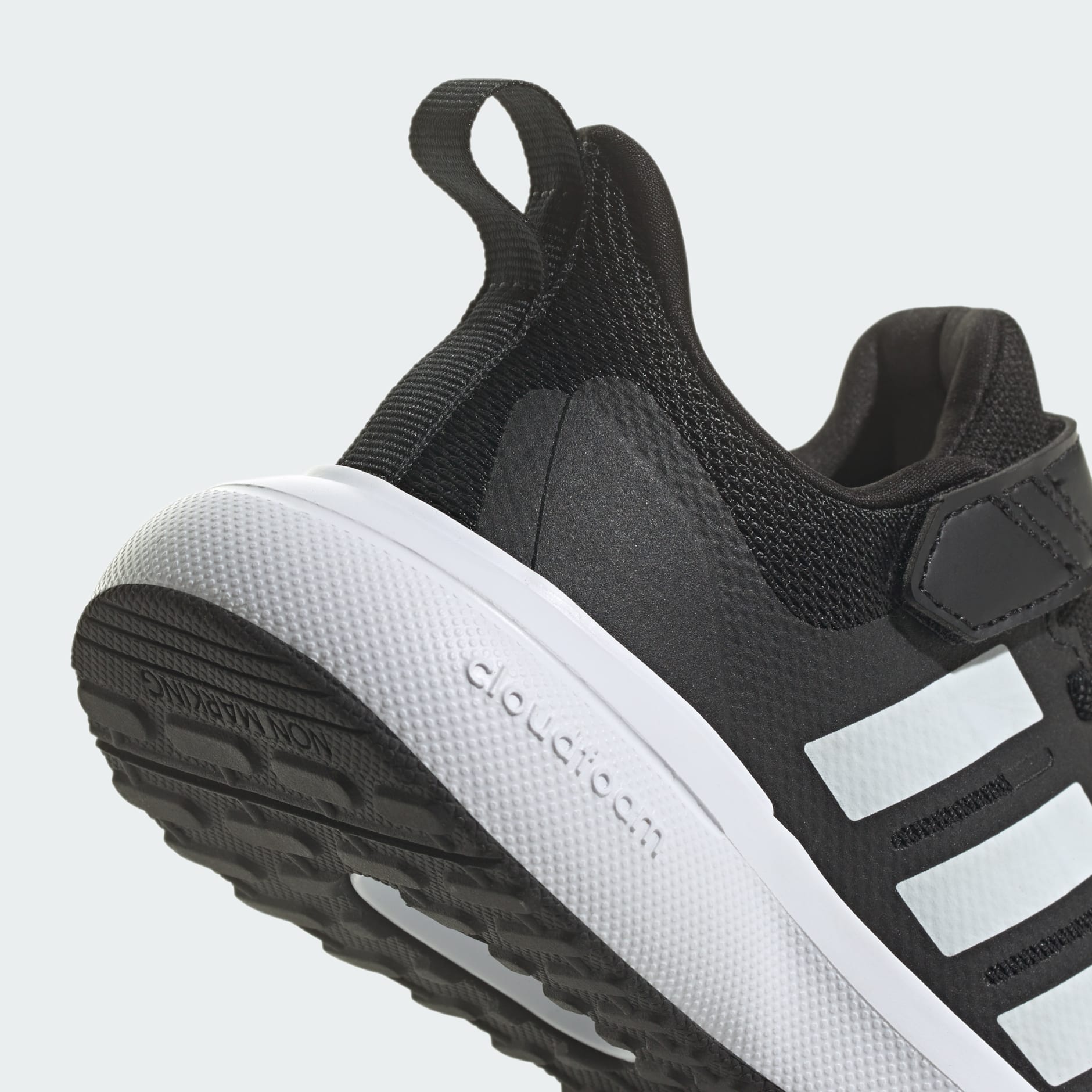 Adidas cloudfoam kids black best sale