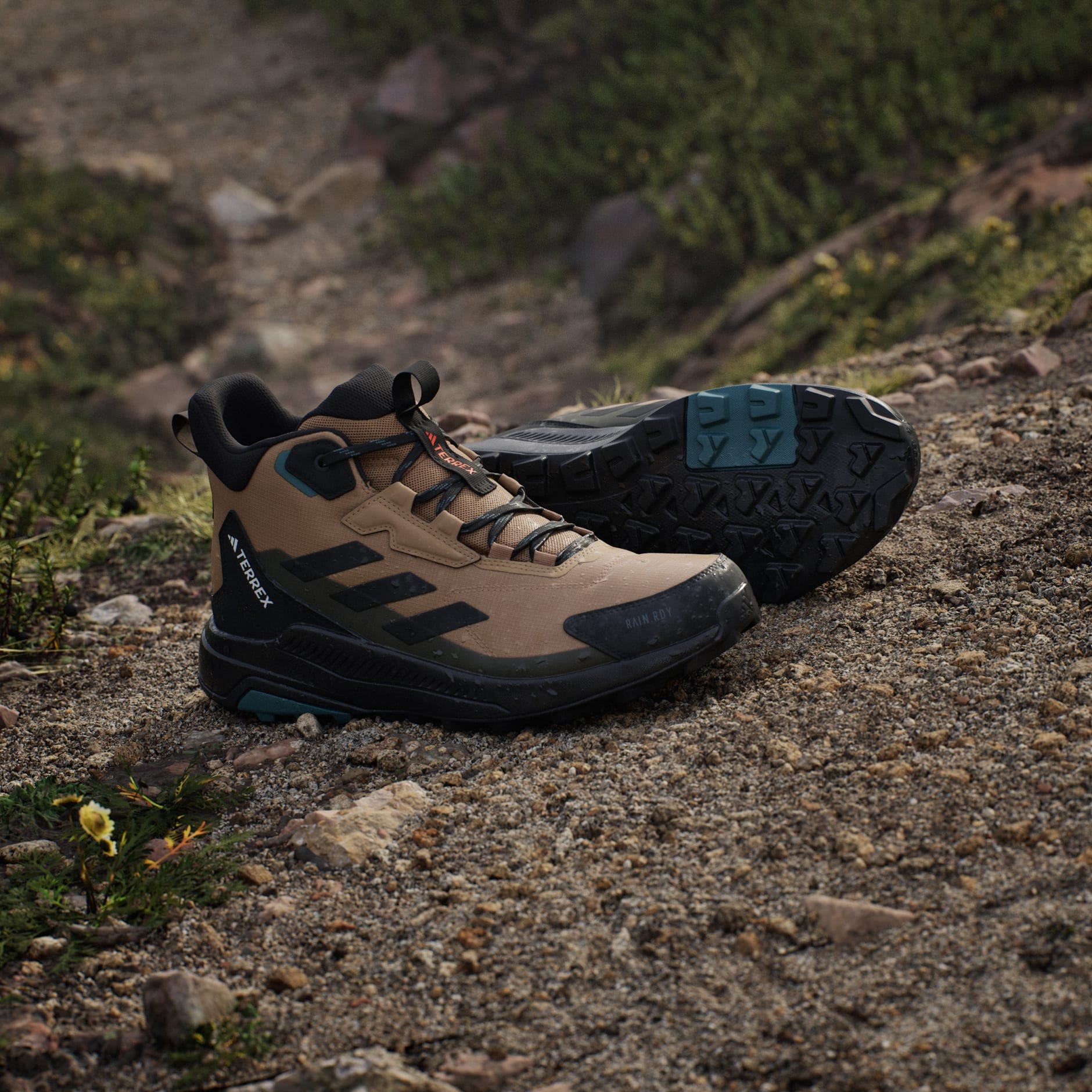 Pantofi de drumeție Terrex Anylander Mid Rain.Rdy