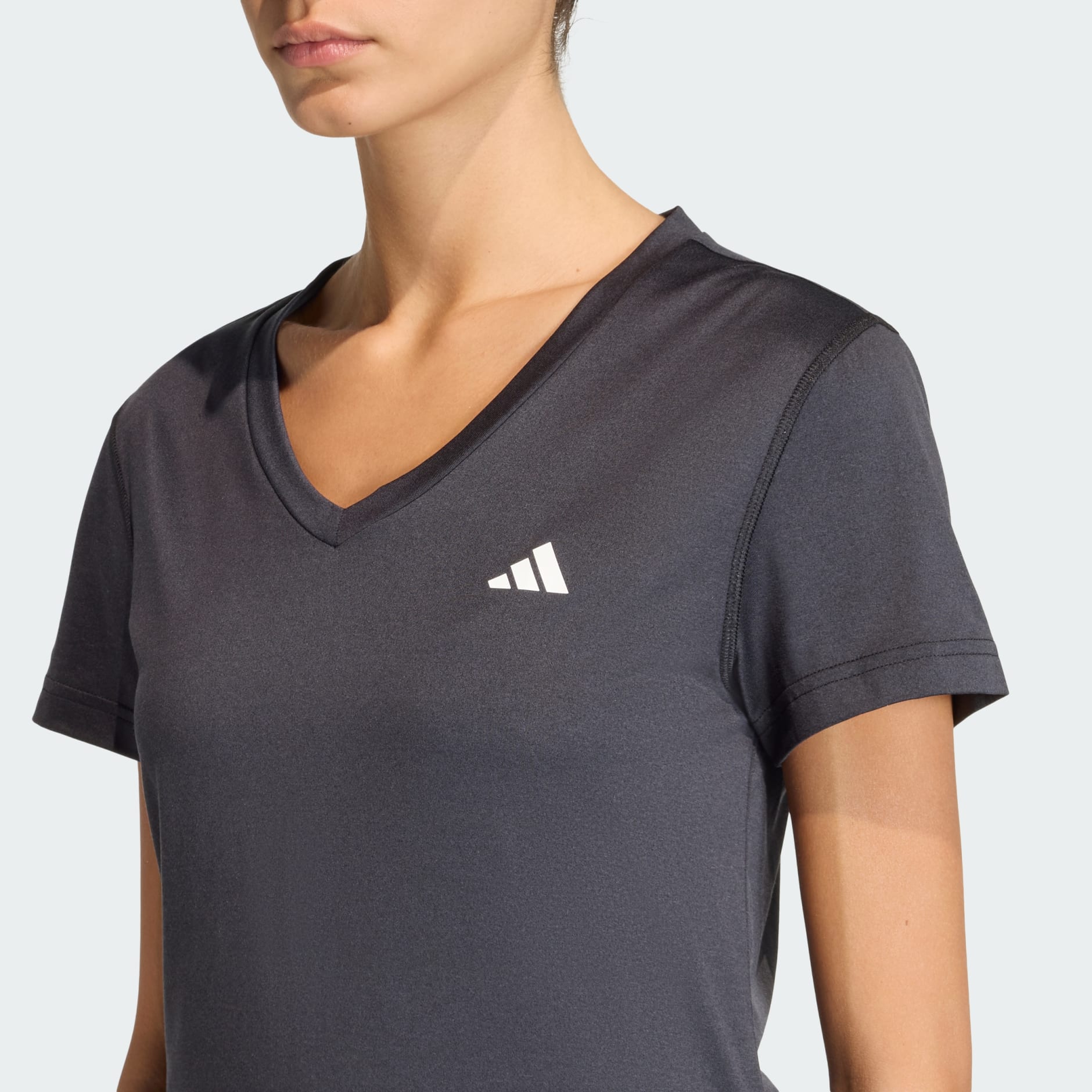 Tricou cu guler in V Workout Essentials