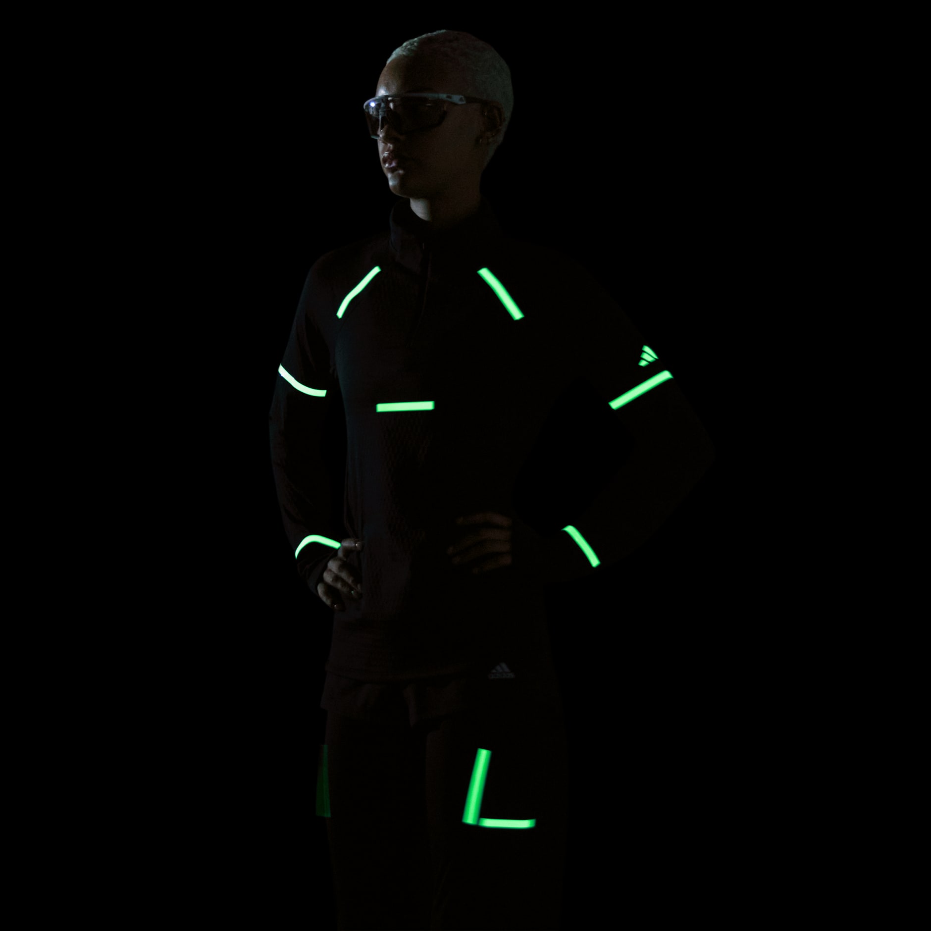 توب Reflect At Night X-City Long Sleeve Running
