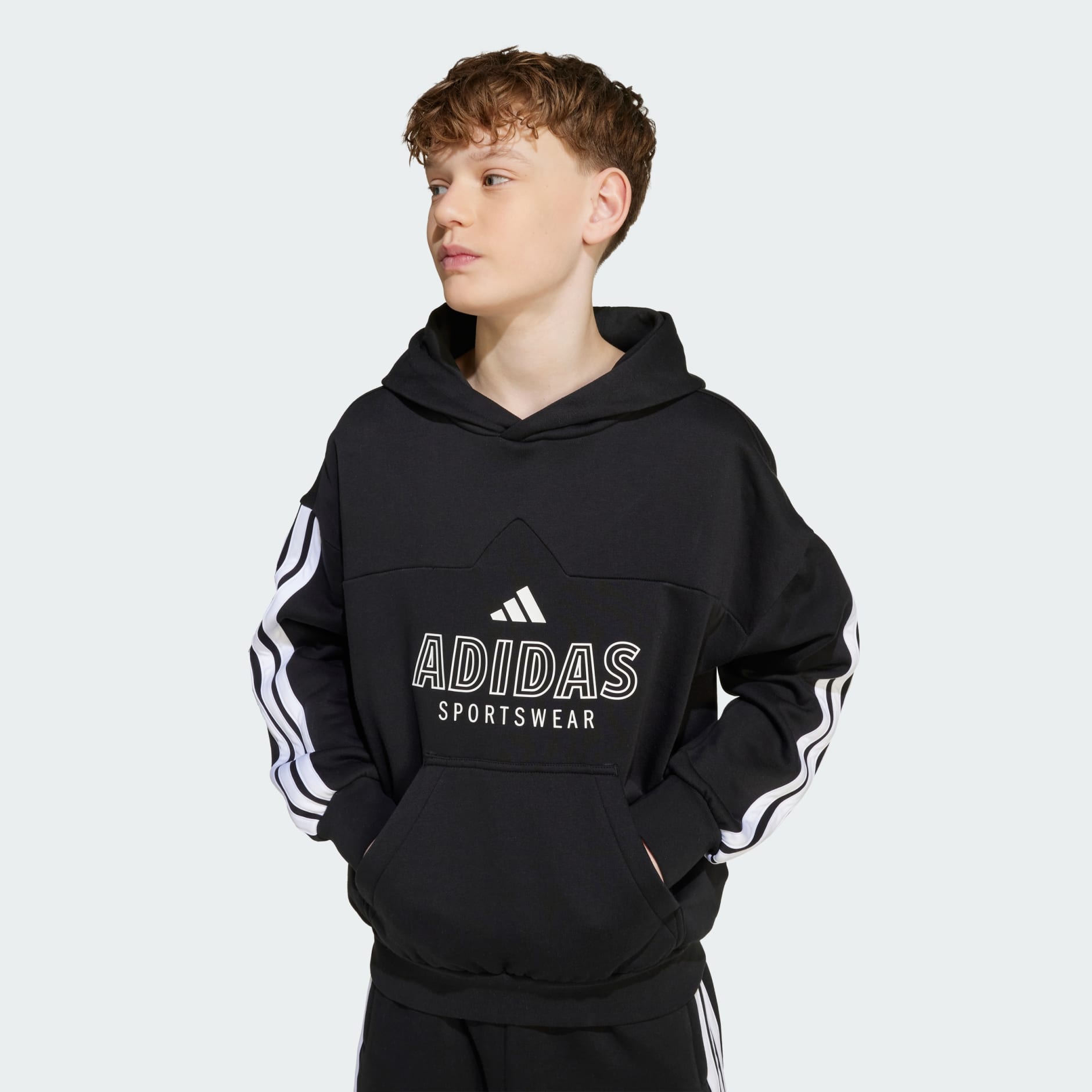 Kids Clothing - House of Tiro Fleece Hoodie Kids - Black