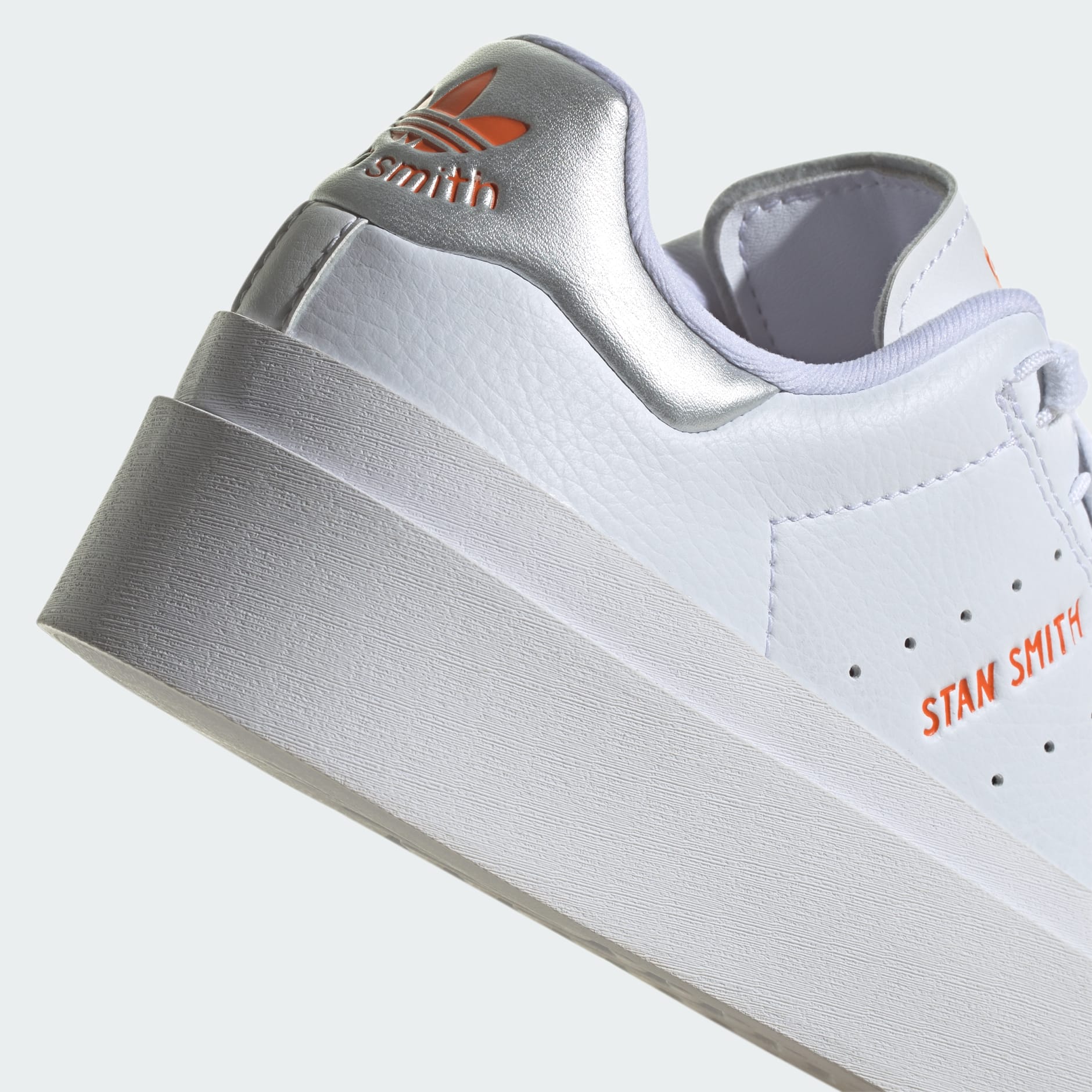 adidas originals stan smith bonega sneakers with platform in white