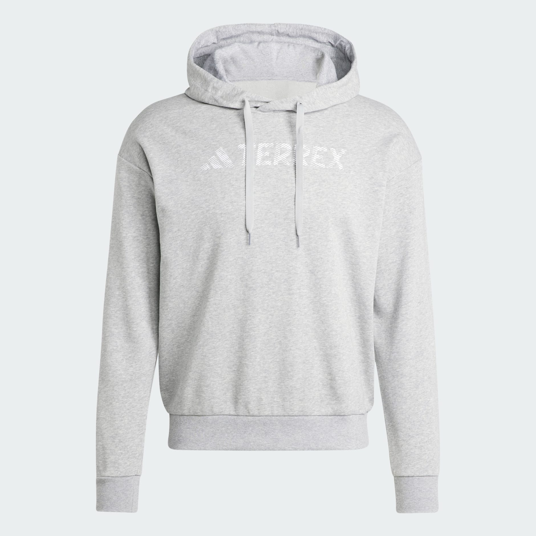 adidas Terrex Clothing Terrex Large Logo Hoodie Gender Neutral Grey adidas Egypt