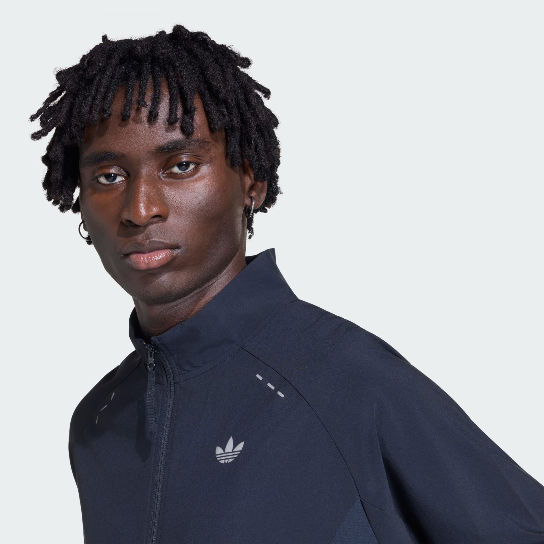 BLUZĂ DE TRENING CU GLUGĂ TECH TREFOIL ESSENTIALS FZ