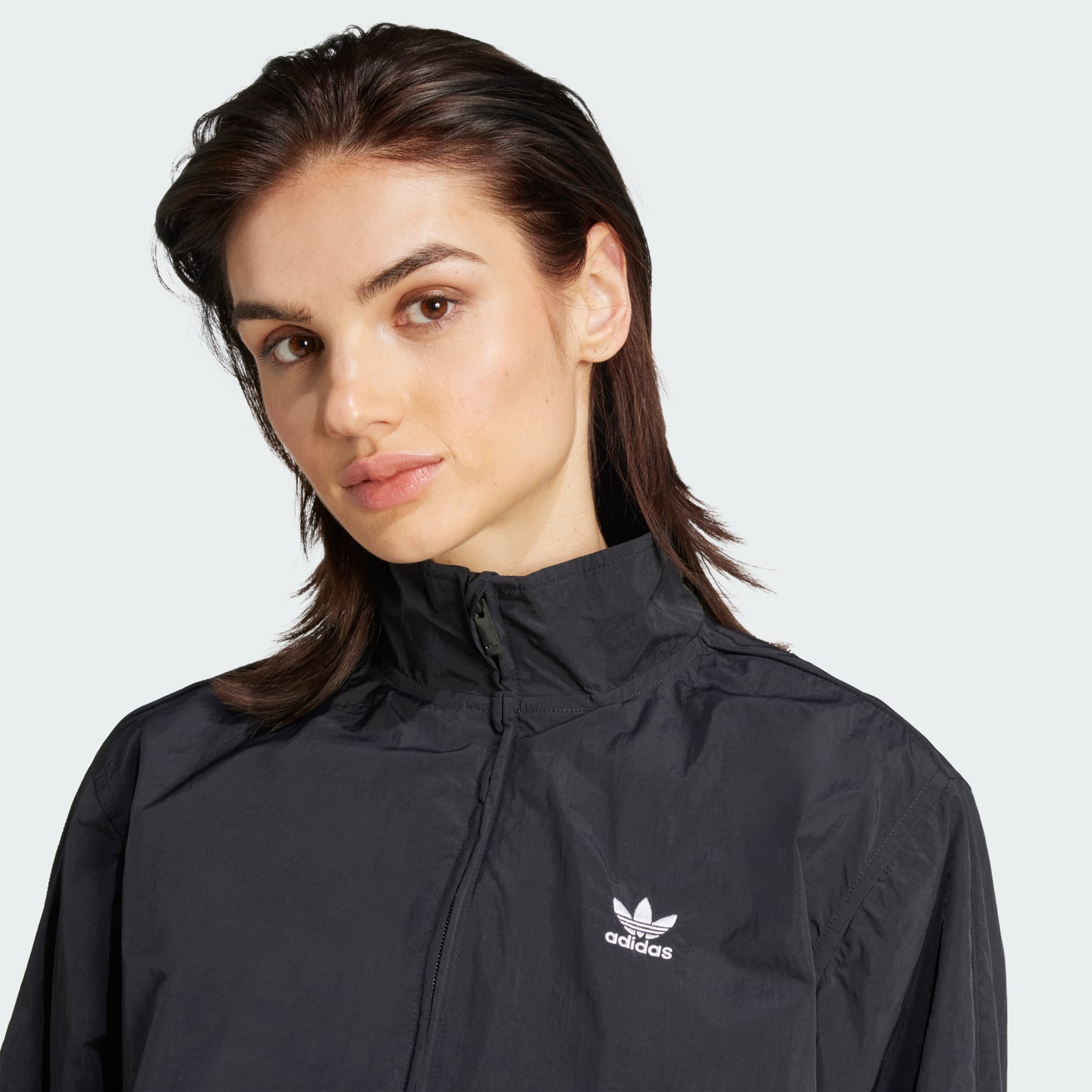 ז'קט אימון עם רוכסן מלא Essentials Woven