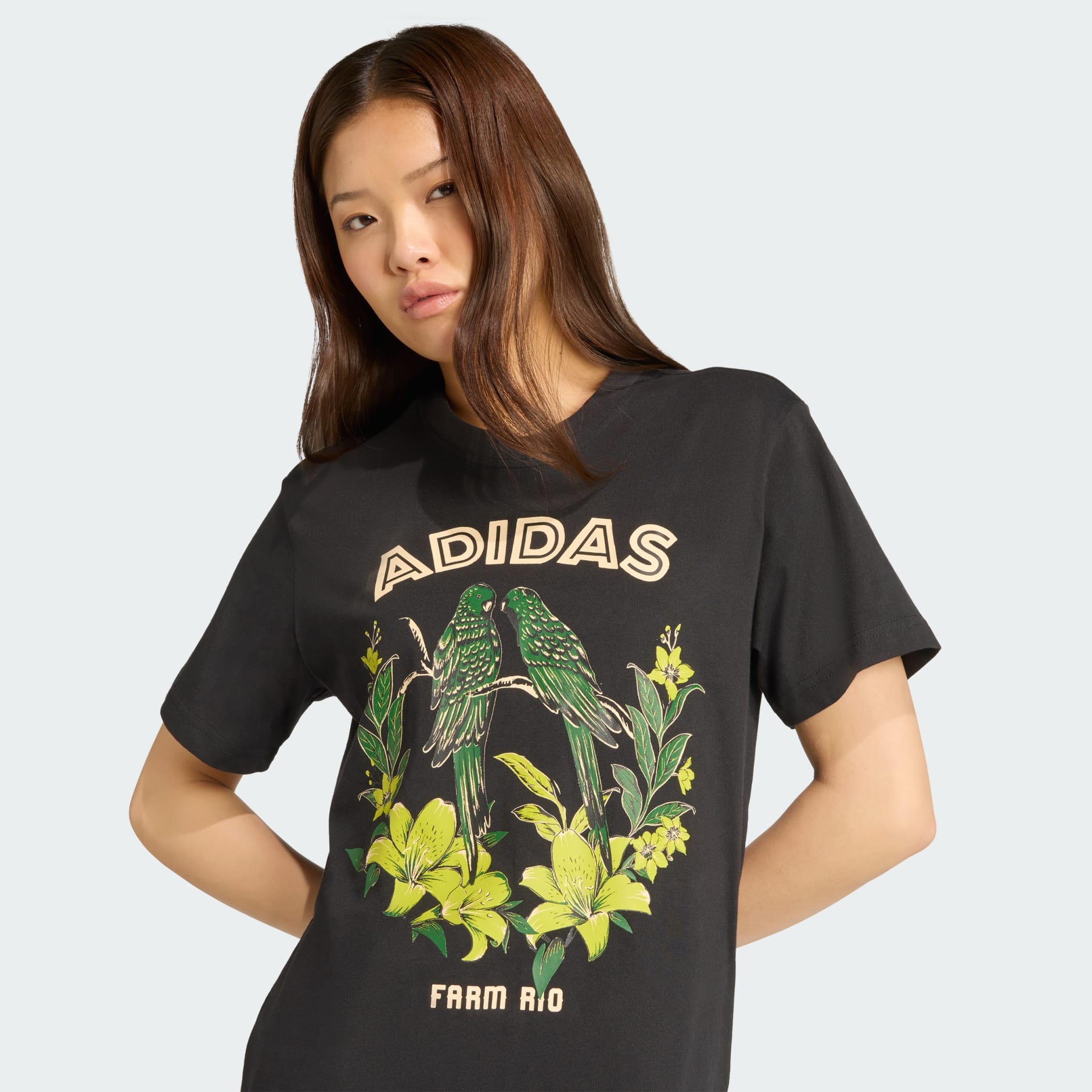 تيشيرت X FARM أديداس جرافيكي 2