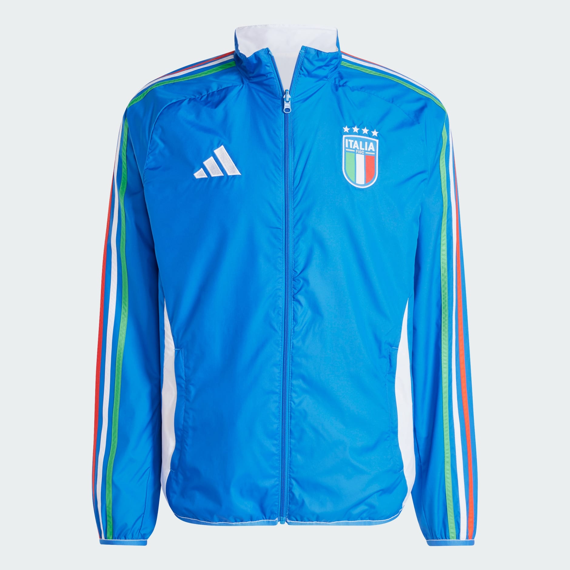 adidas Italy Anthem Jacket - Blue | adidas UAE