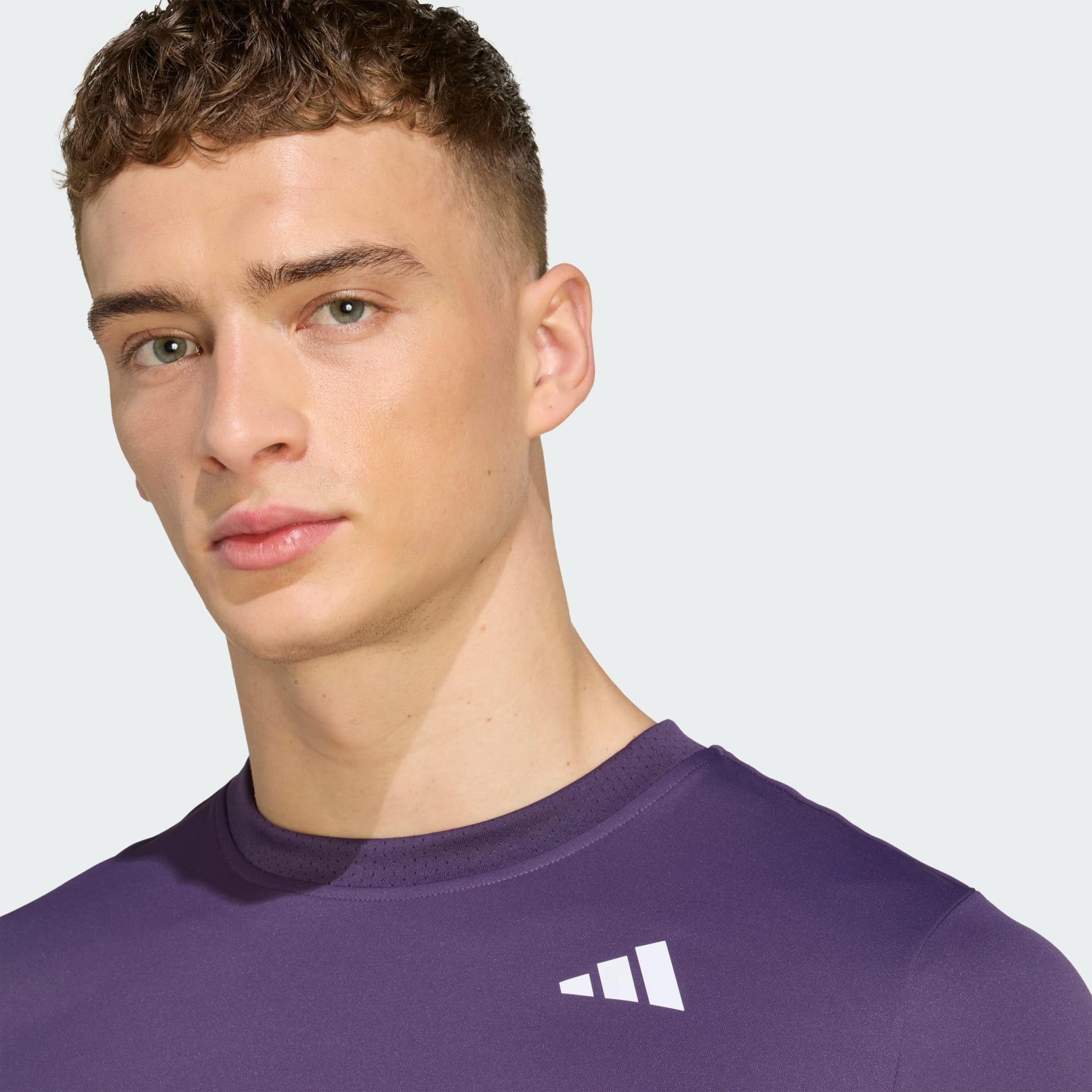 Club Tennis Climacool 3-Stripes Tee