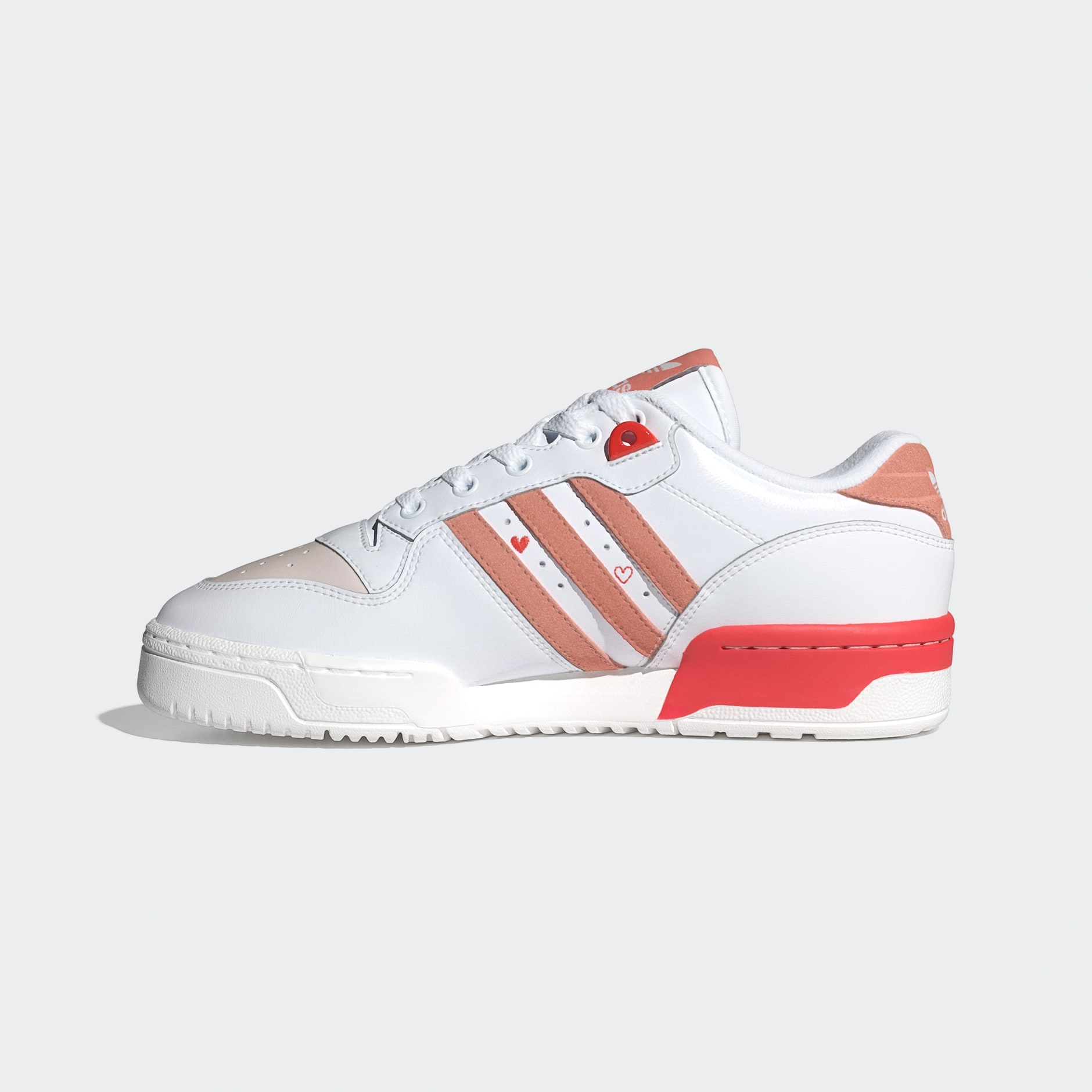 Red and white adidas outlet shoes