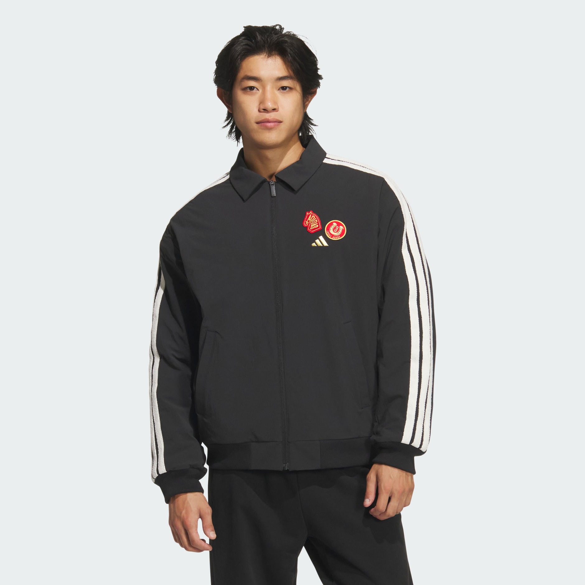 CNY 3 STRIPES REVERSIBLE WOVEN JACKET - Black | adidas Hong Kong