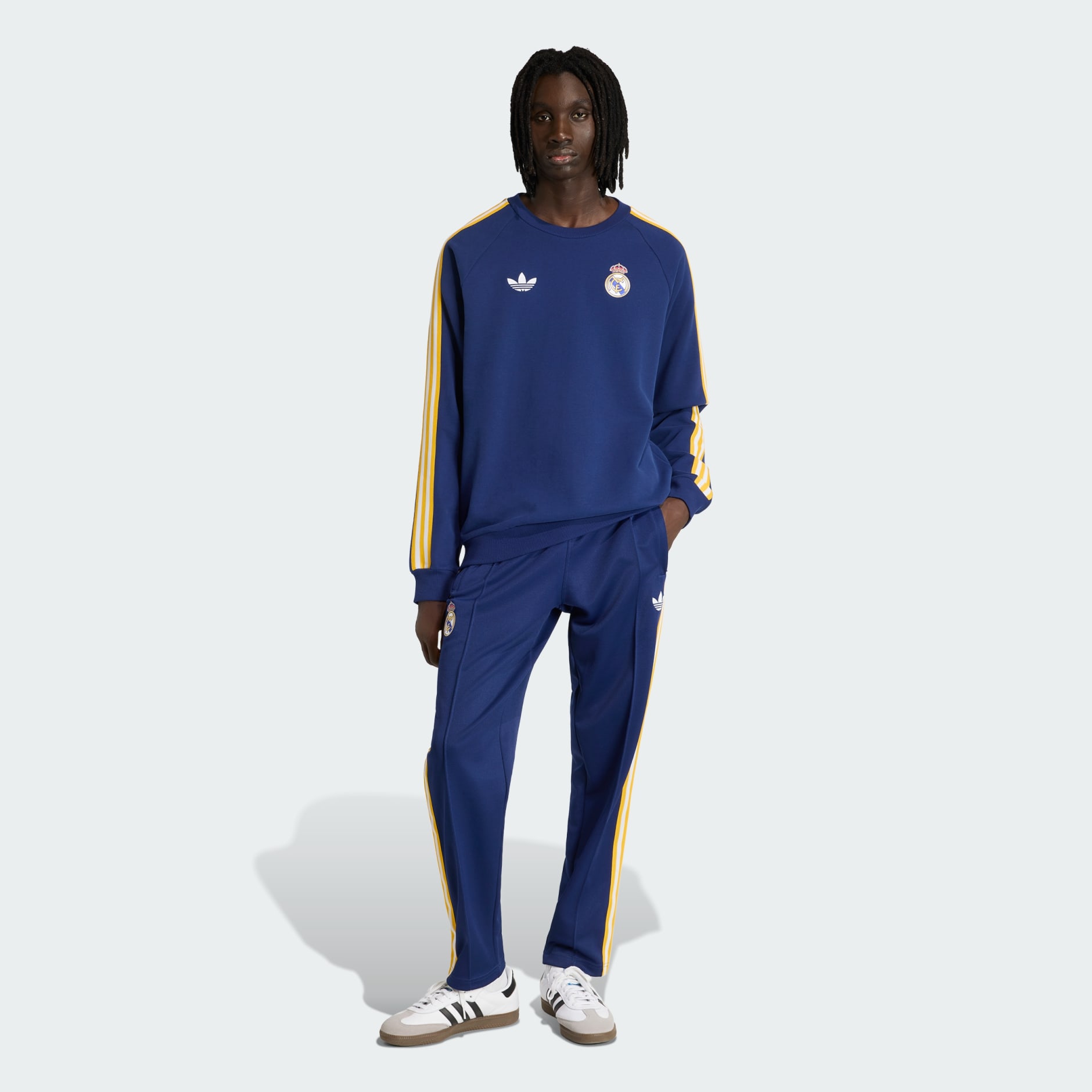 Bluză Cu Guler Rotund Real Madrid Originals