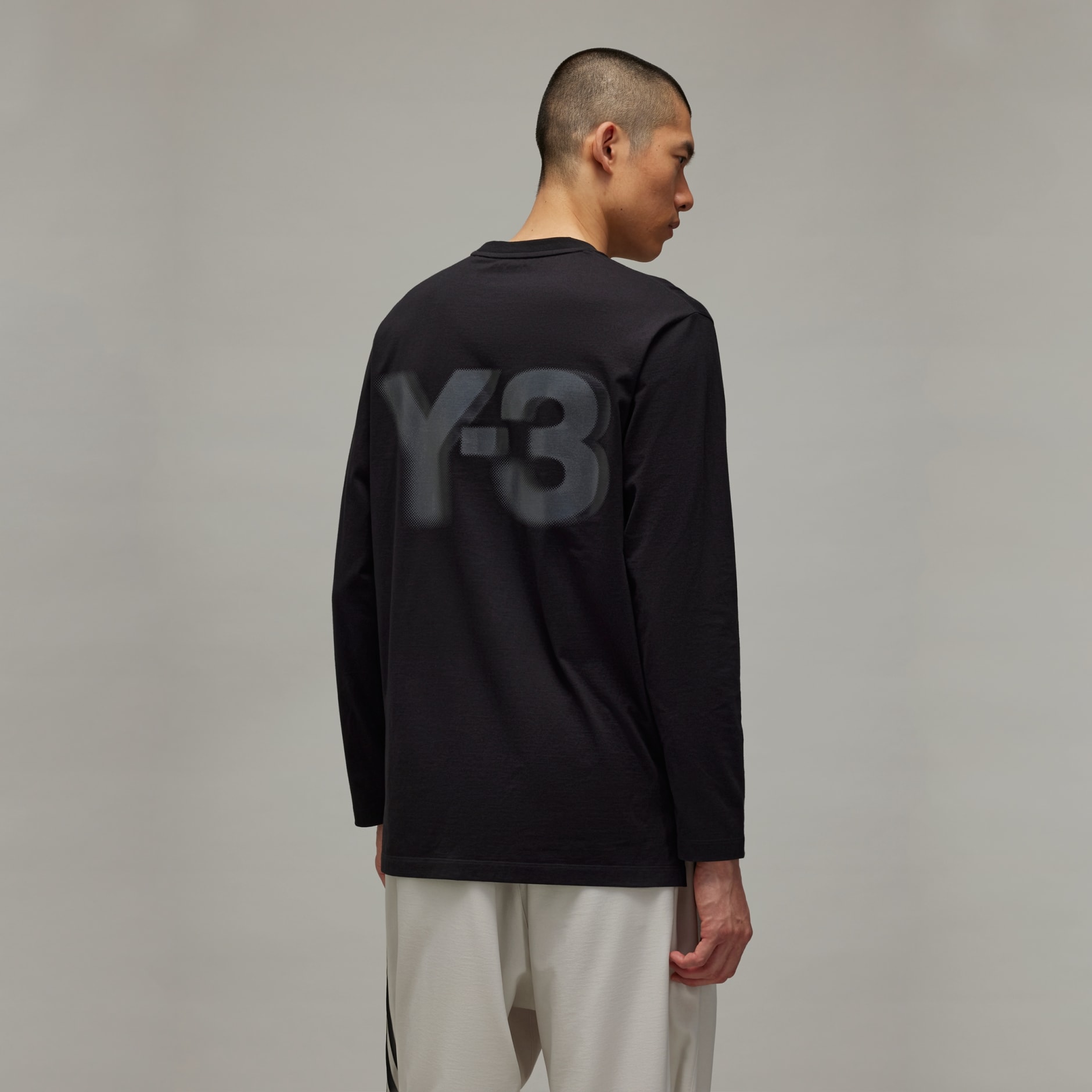 Y-3 Logo Long Sleeve Tee
