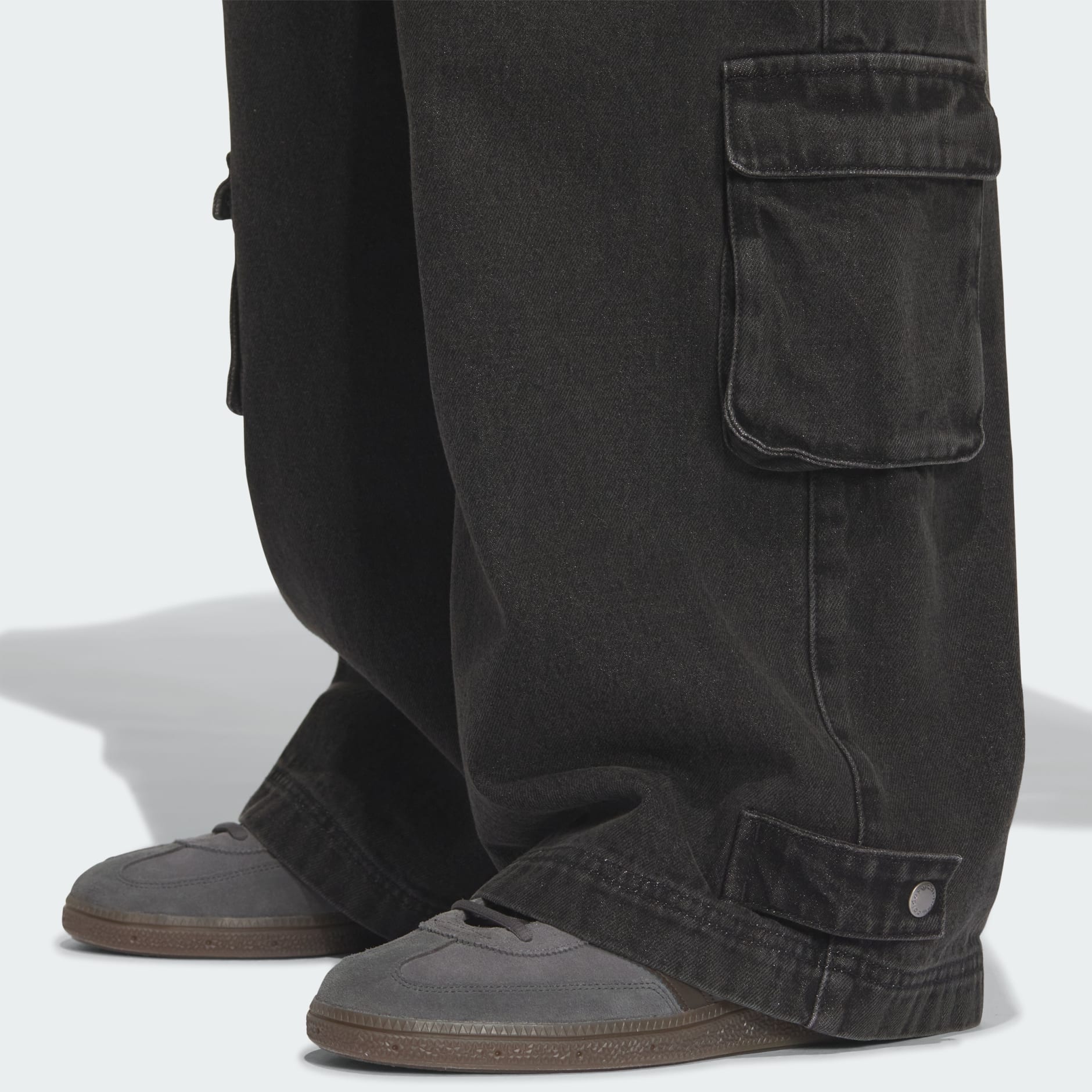 Denim Cargo Pants - Black | adidas Hong Kong