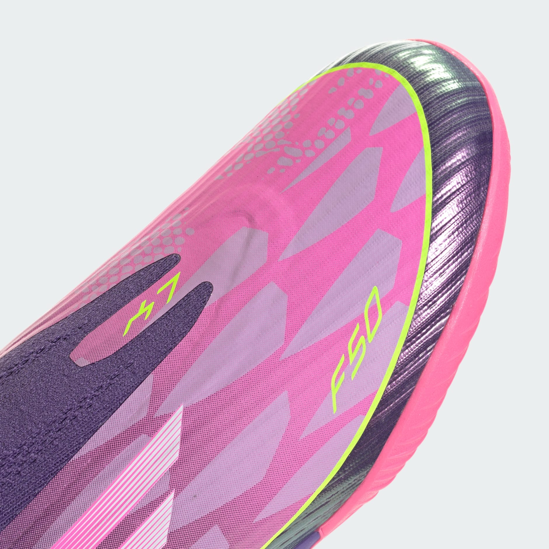 Dječje nogometne kopačke F50 LEAGUE bez vezica za dvoranski nogomet