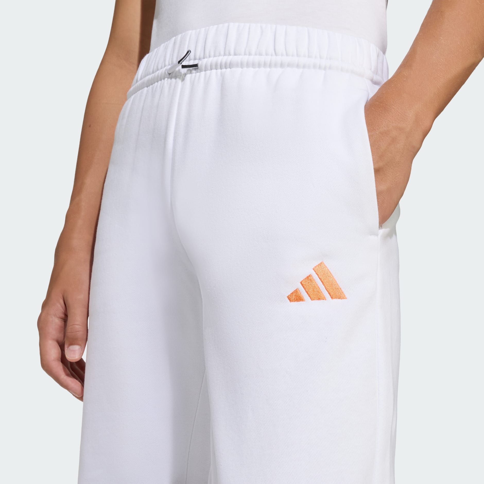 Pantaloni din fleece adidas Slogan