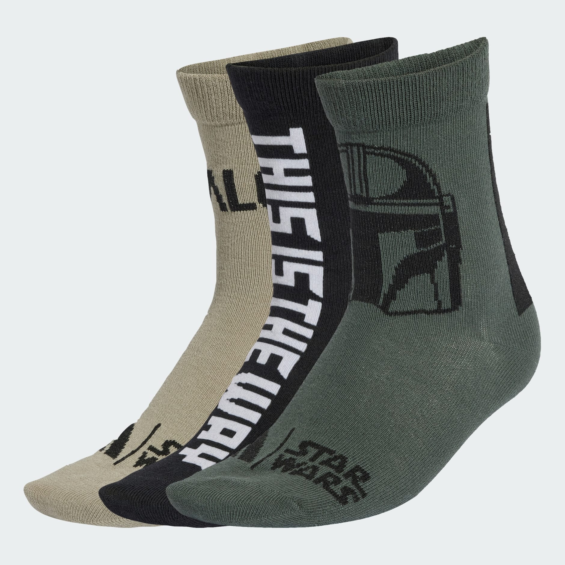 ADIDAS STAR WARS MANDALORIAN YOUTH SOCKS