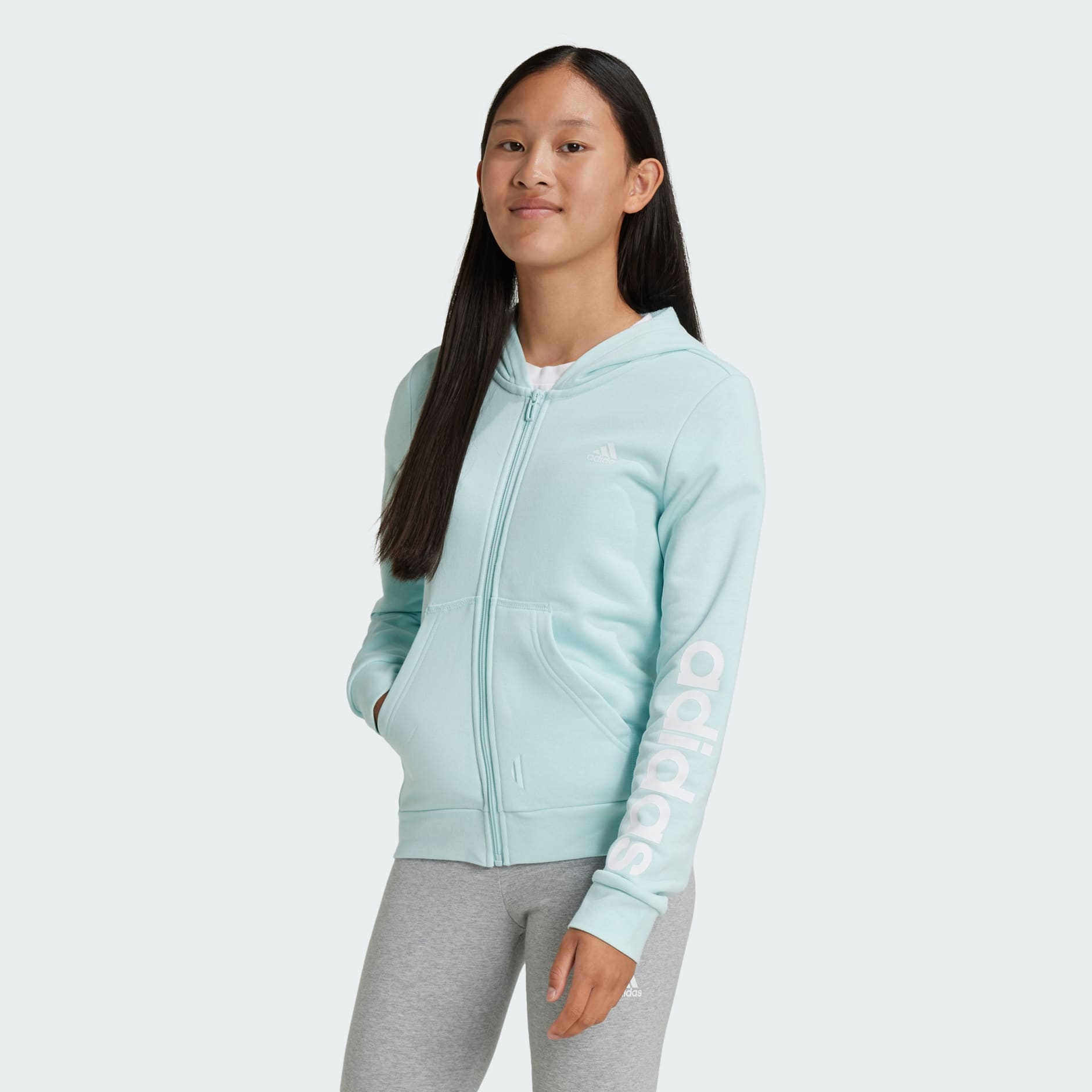 Adidas turquoise hoodie online