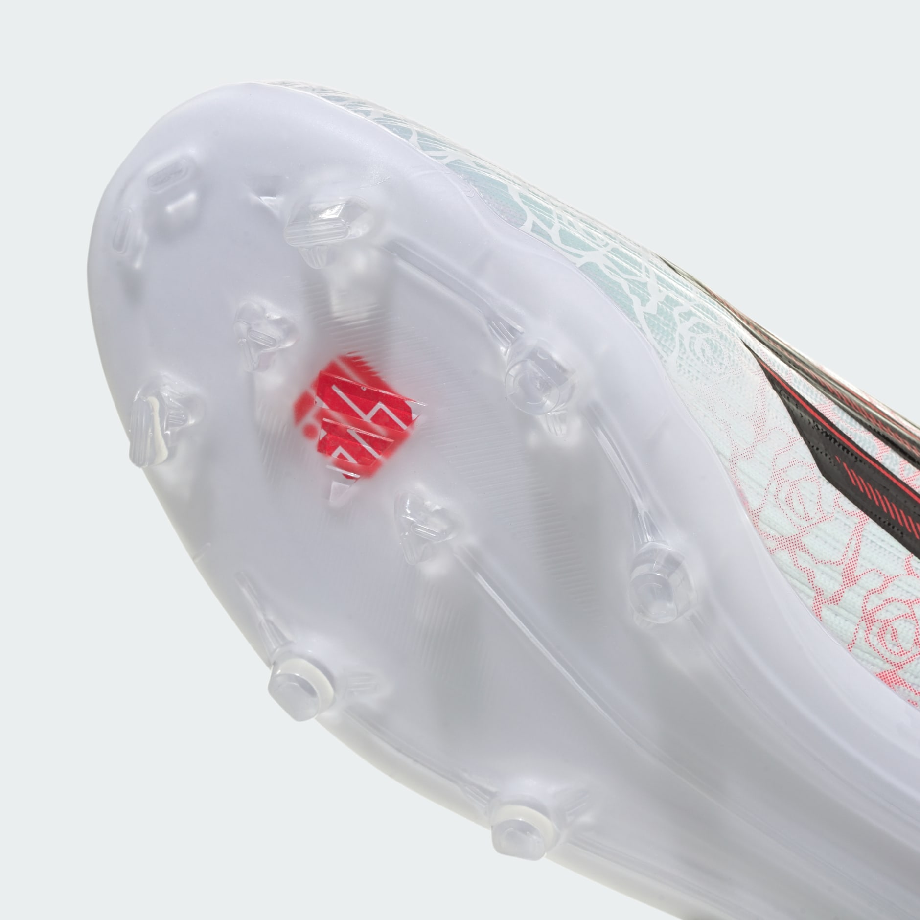 Ghete de fotbal pentru copii F50 LEAGUE fără șireturi, pentru teren ferm