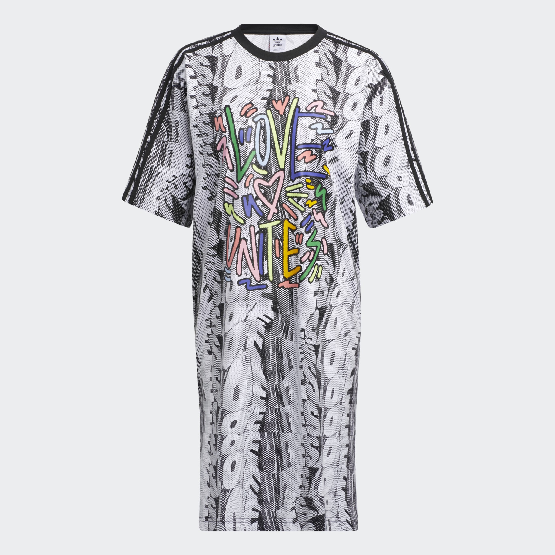Love Unites Doodle Tee Dress