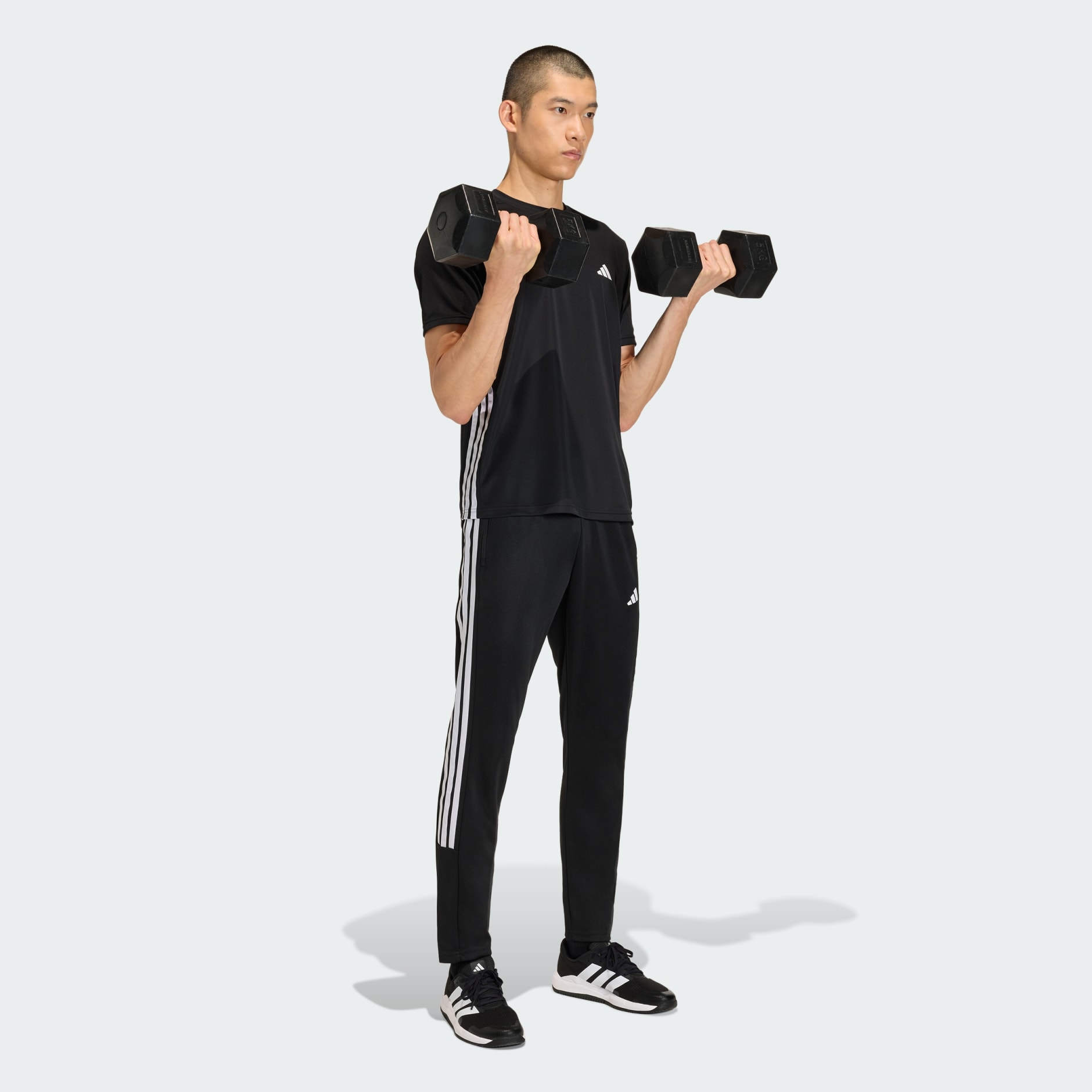 PANTALONI TRICOTATI WORKOUT ESSENTIALS ALL-SET 3-STRIPES