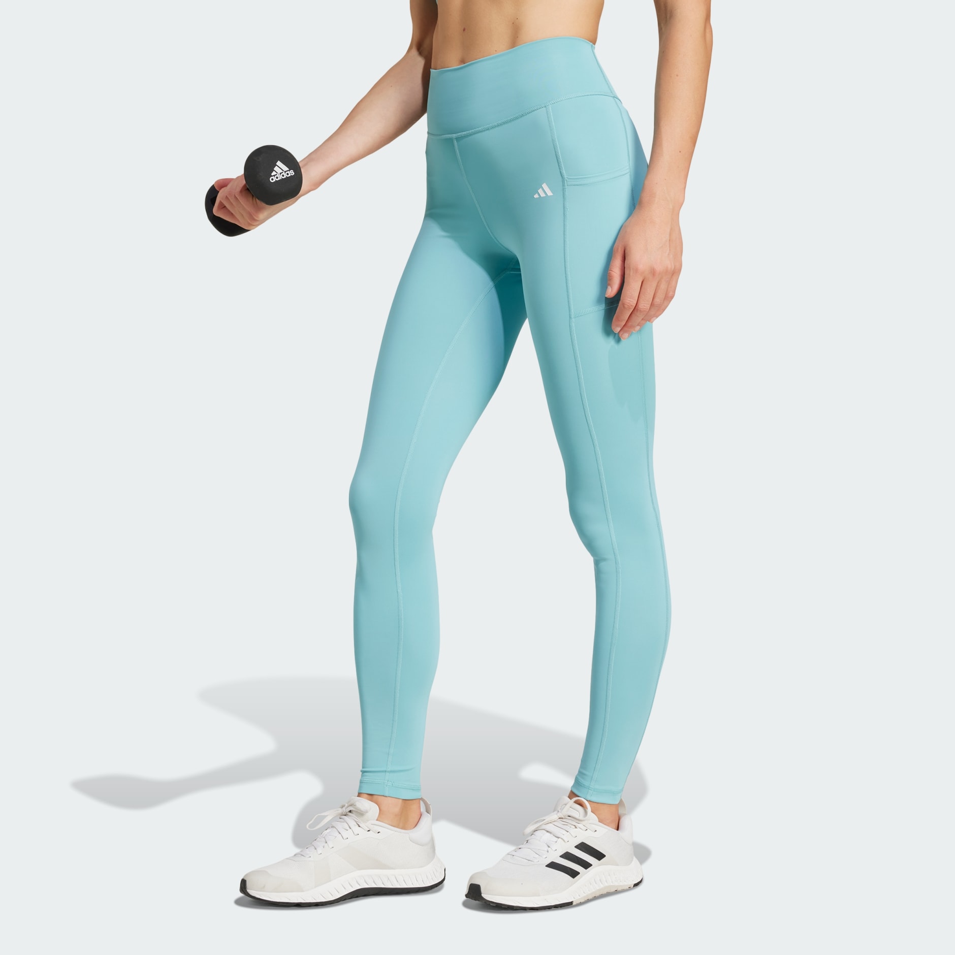 Teal adidas leggings on sale