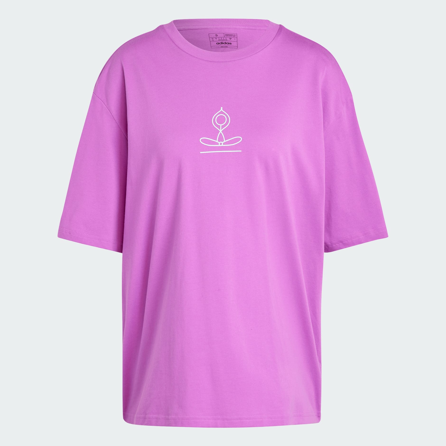 adidas Yoga Stay Balanced Graphic Tee Purple adidas UAE