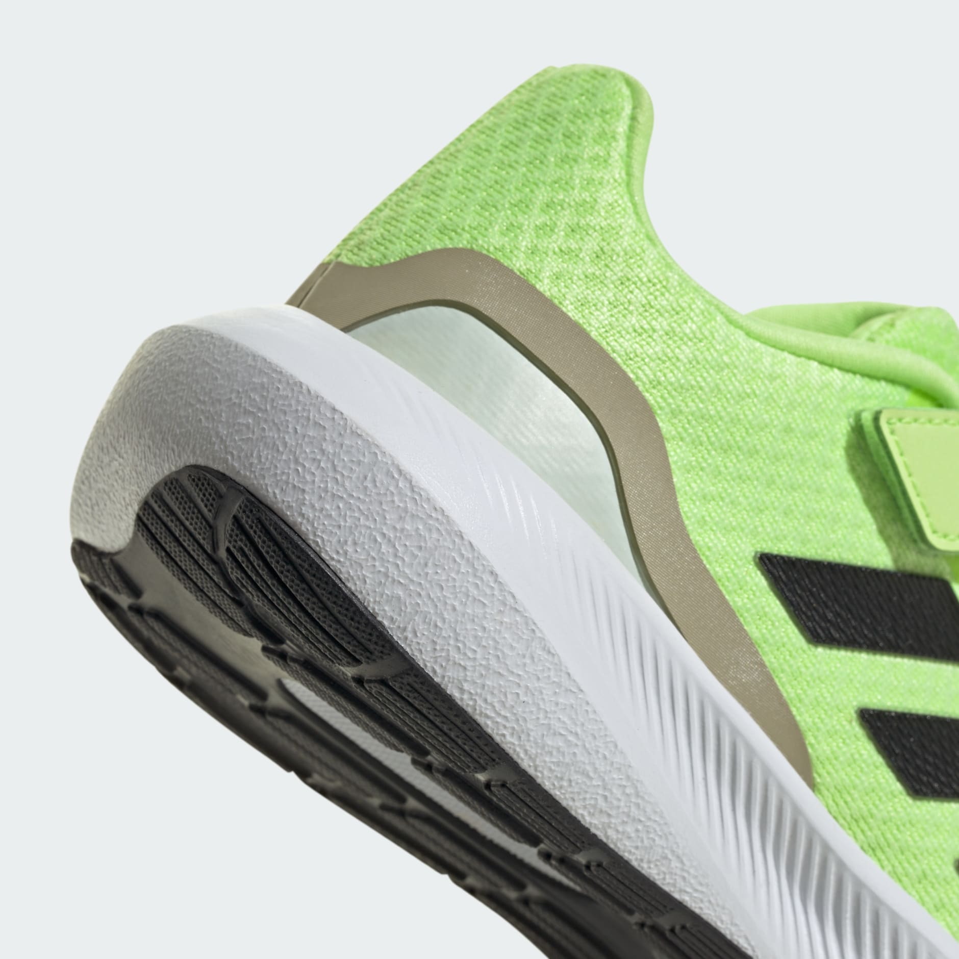 Kids Shoes - RunFalcon 3.0 Elastic Lace Top Strap Shoes - Green ...