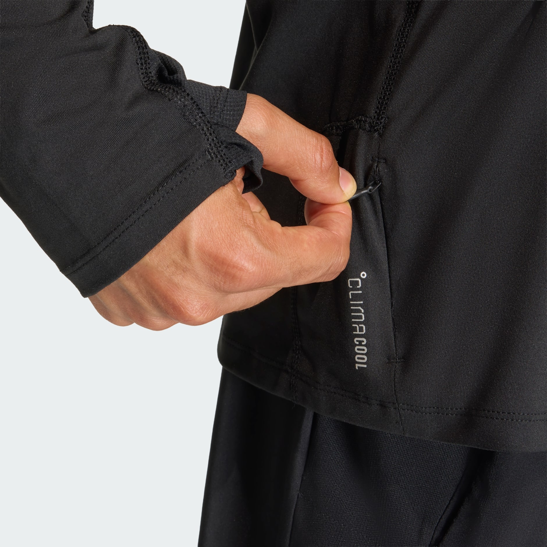 Majica s patentnim zatvaračem polovicom duljine adi365 Iconic