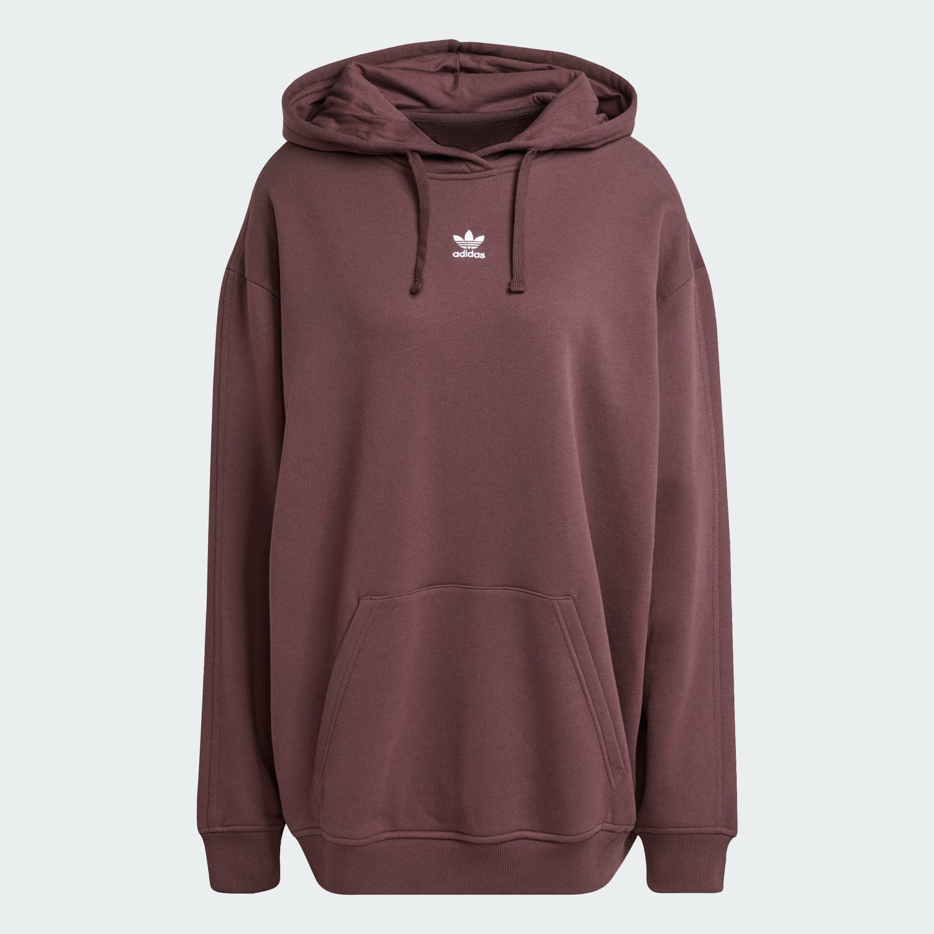 adidas Essentials Loose French Terry Hoodie Brown adidas UAE