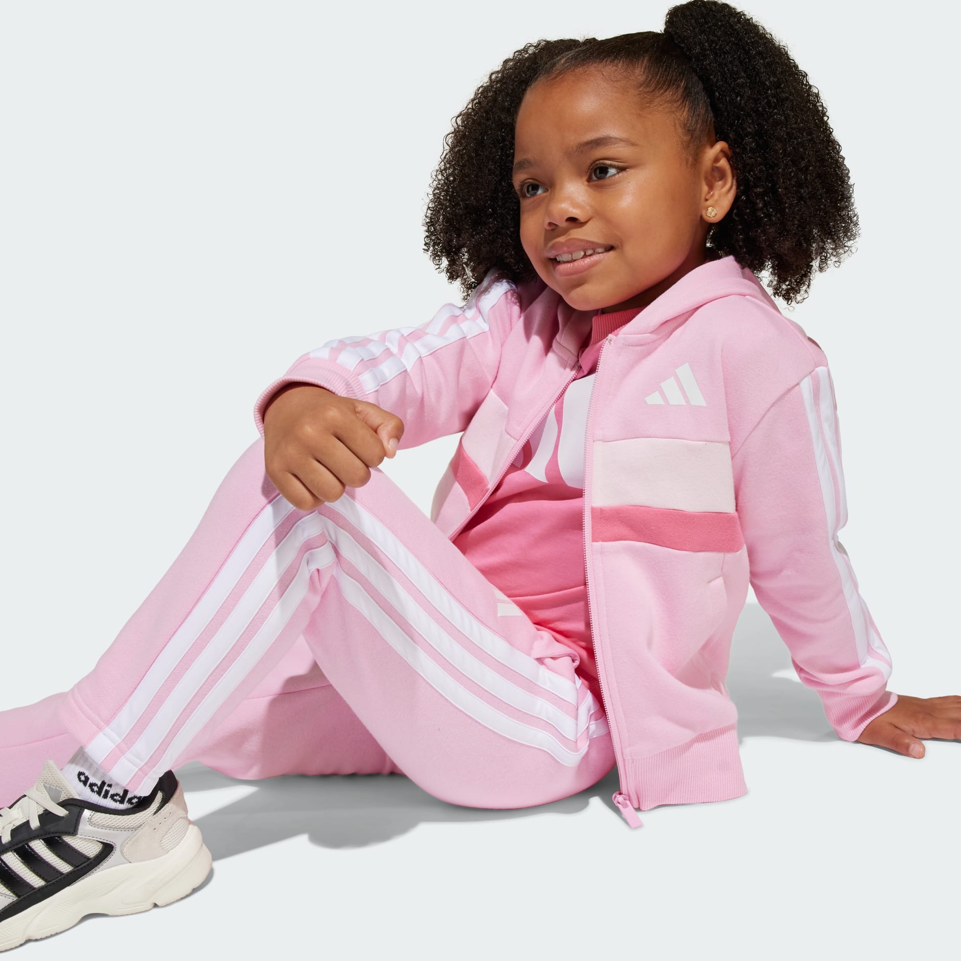 Seasonal Essentials Tiberio 3-Stripes Fleece Track Suit Kids