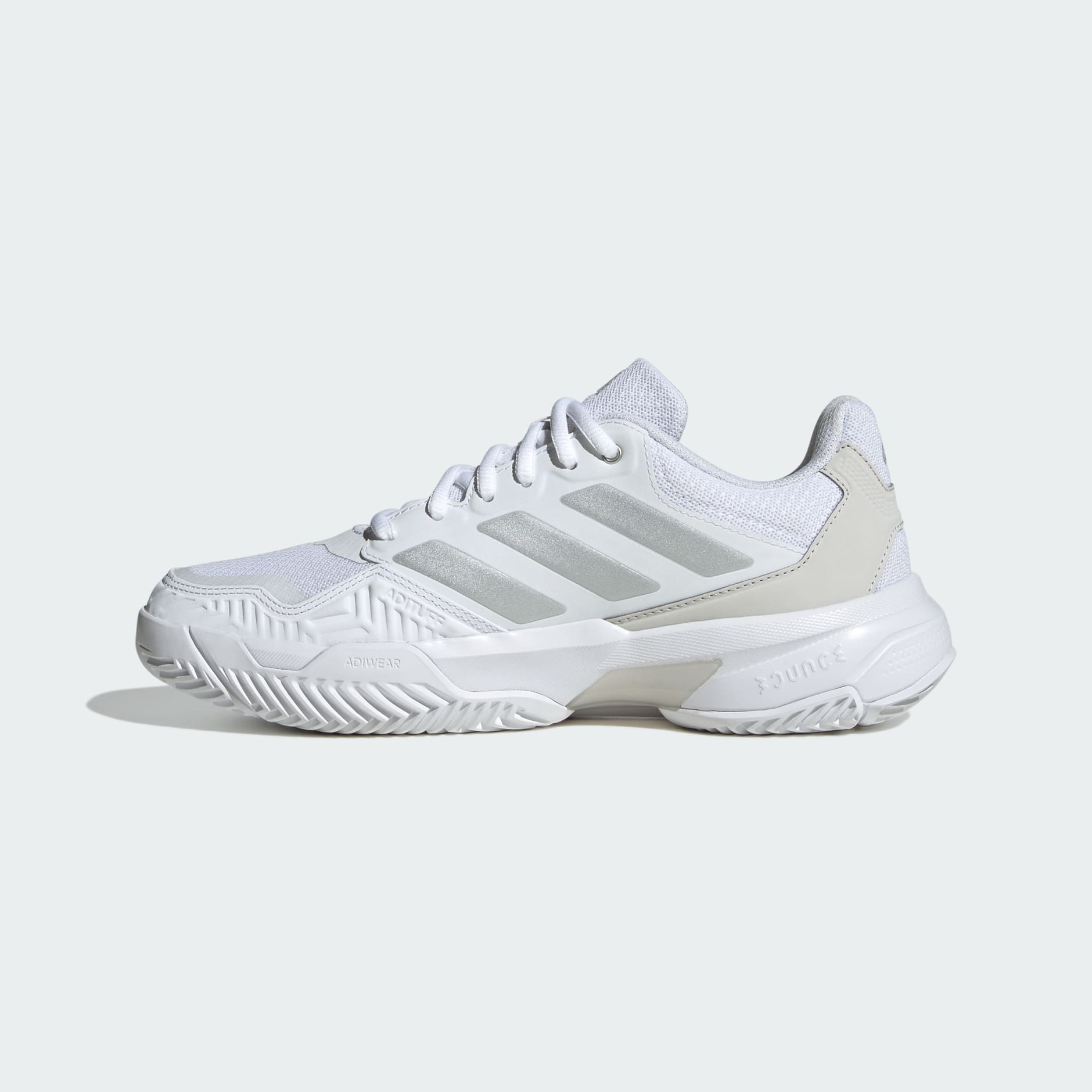 adidas CourtJam Control 3 Tennis Shoes - White | adidas LK