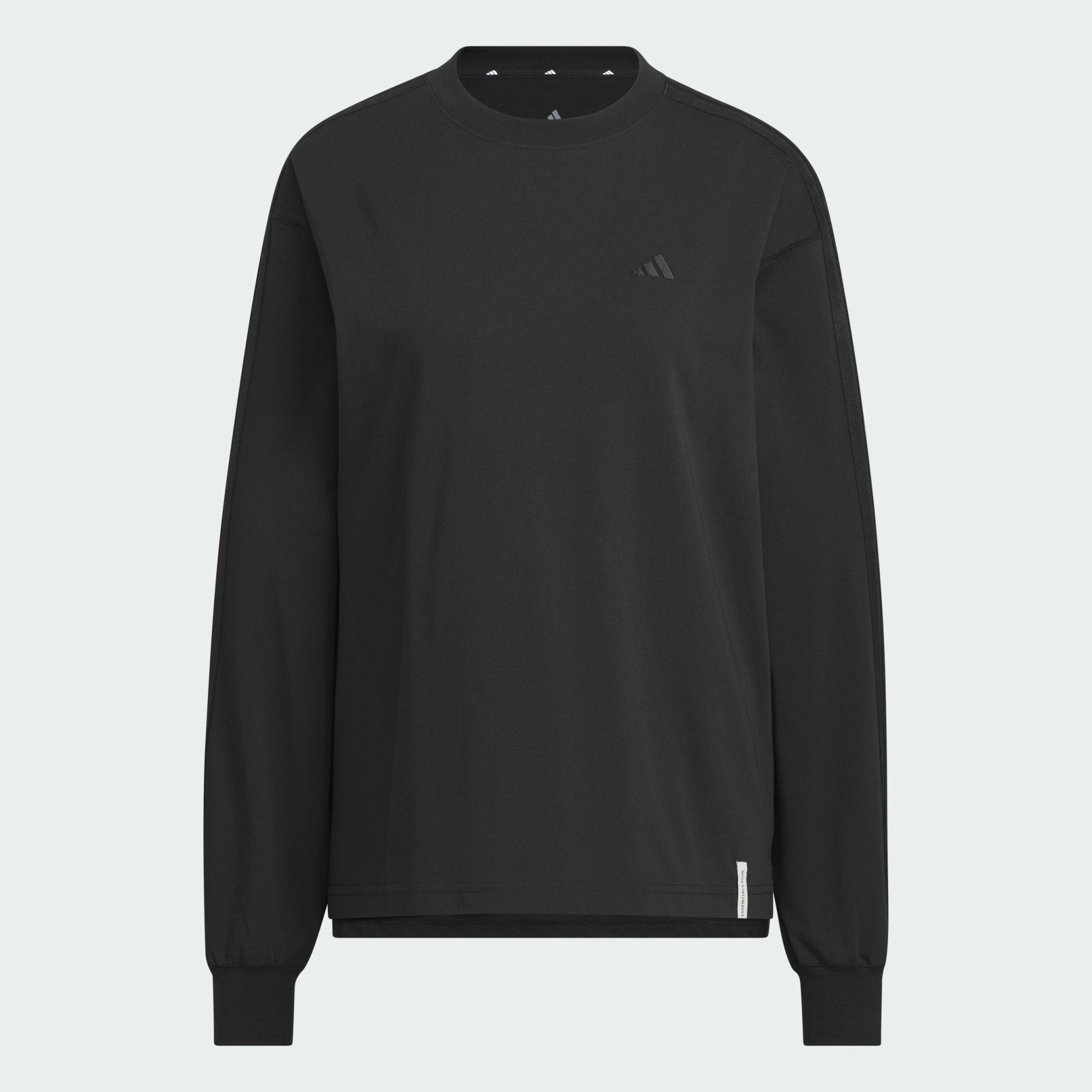 ESSENTIALS PLUS 3 STRIPES LOOSE FIT LONG SLEEVE T-SHIRTS