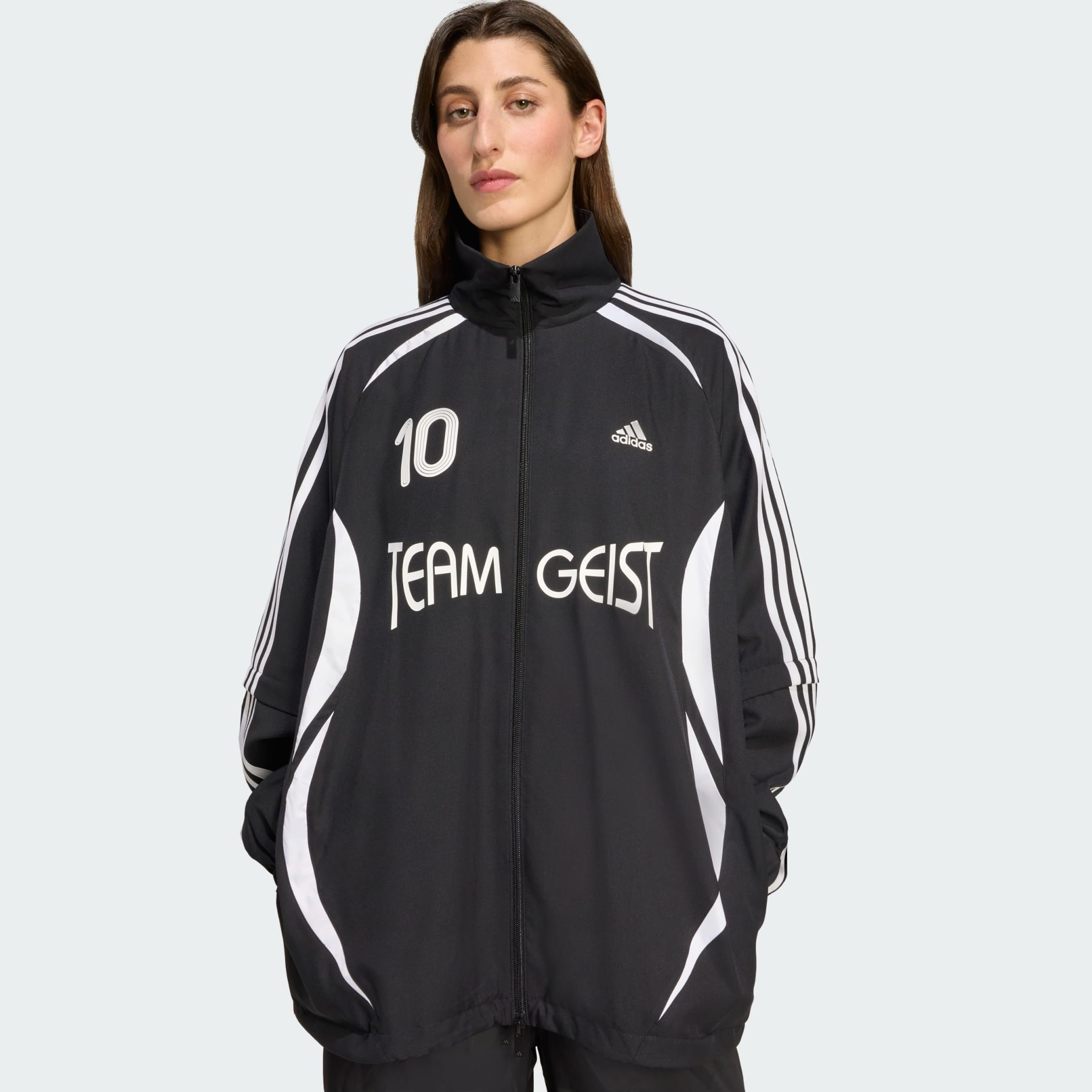 Adilenium Season 4 Teamgeist Oversized Track Top - Black | adidas