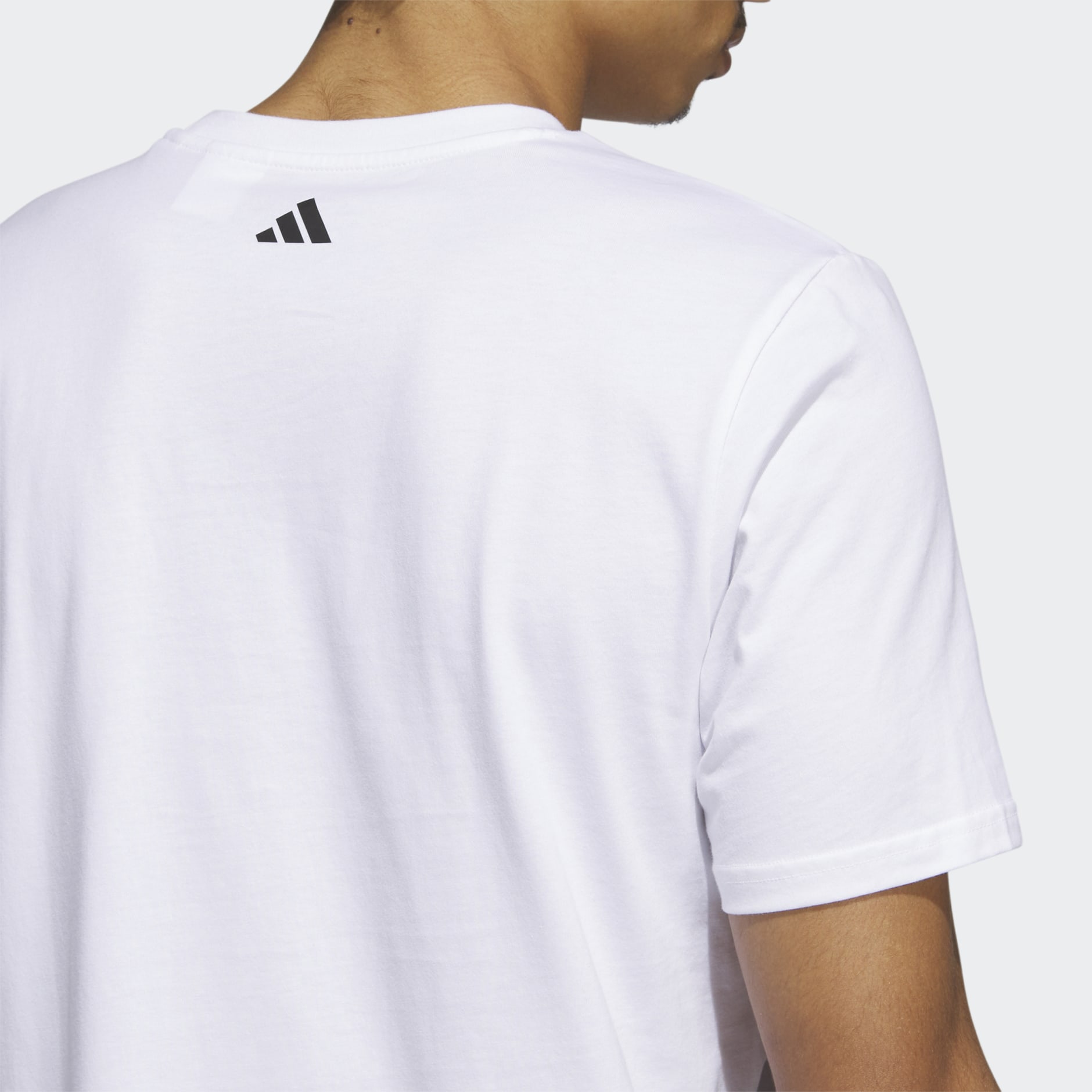 adidas Lil Stripe Bracket Graphic Short Sleeve Basketball Tee - White ...