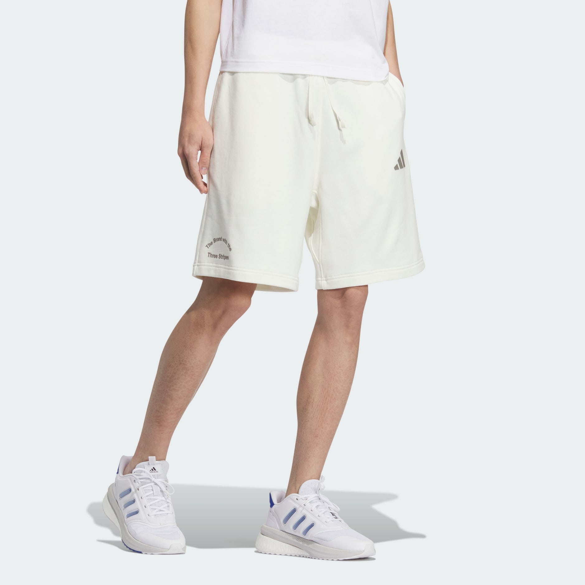 GFX Knit Shorts - White | adidas Hong Kong