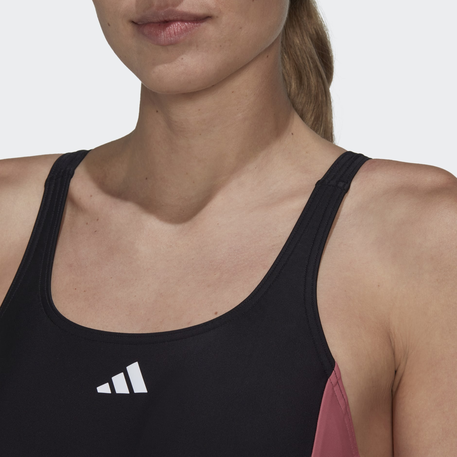 Ny mening husdyr bestikke Women's Clothing - 3-Stripes Colourblock Swimsuit - Black | adidas Oman
