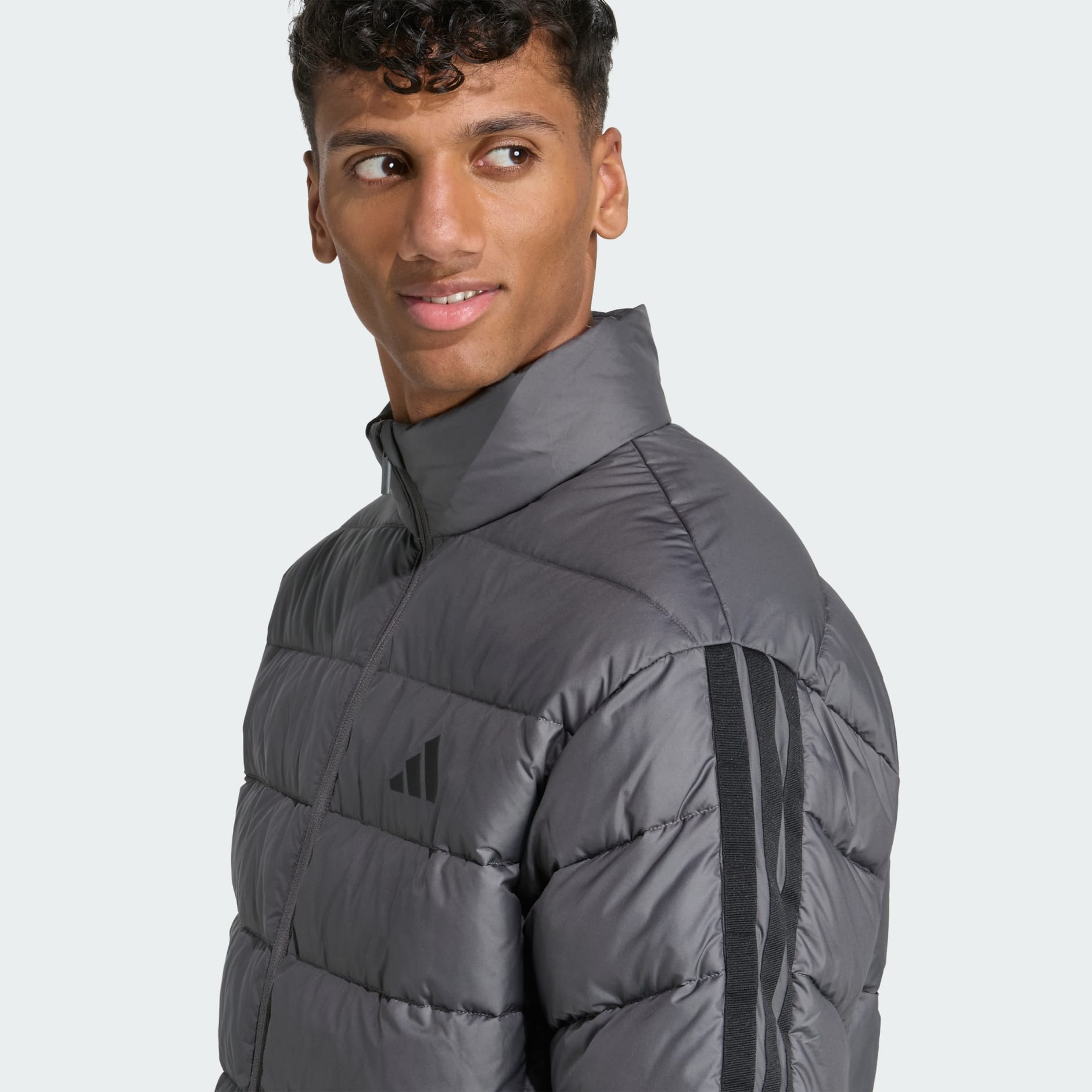 adidas メッシュジャケット アイボリー Clothing - Essentials CLIMAWARM 3-Stripes Synthetic Down Jackets