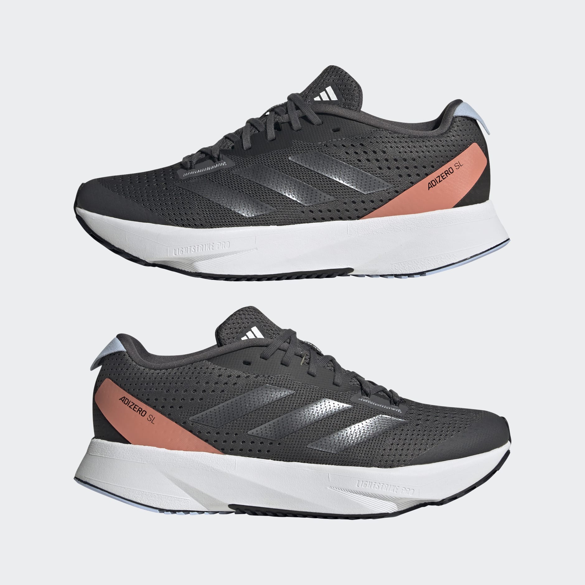 Adidas Running Shoes - Adizero SL W - Grey and White