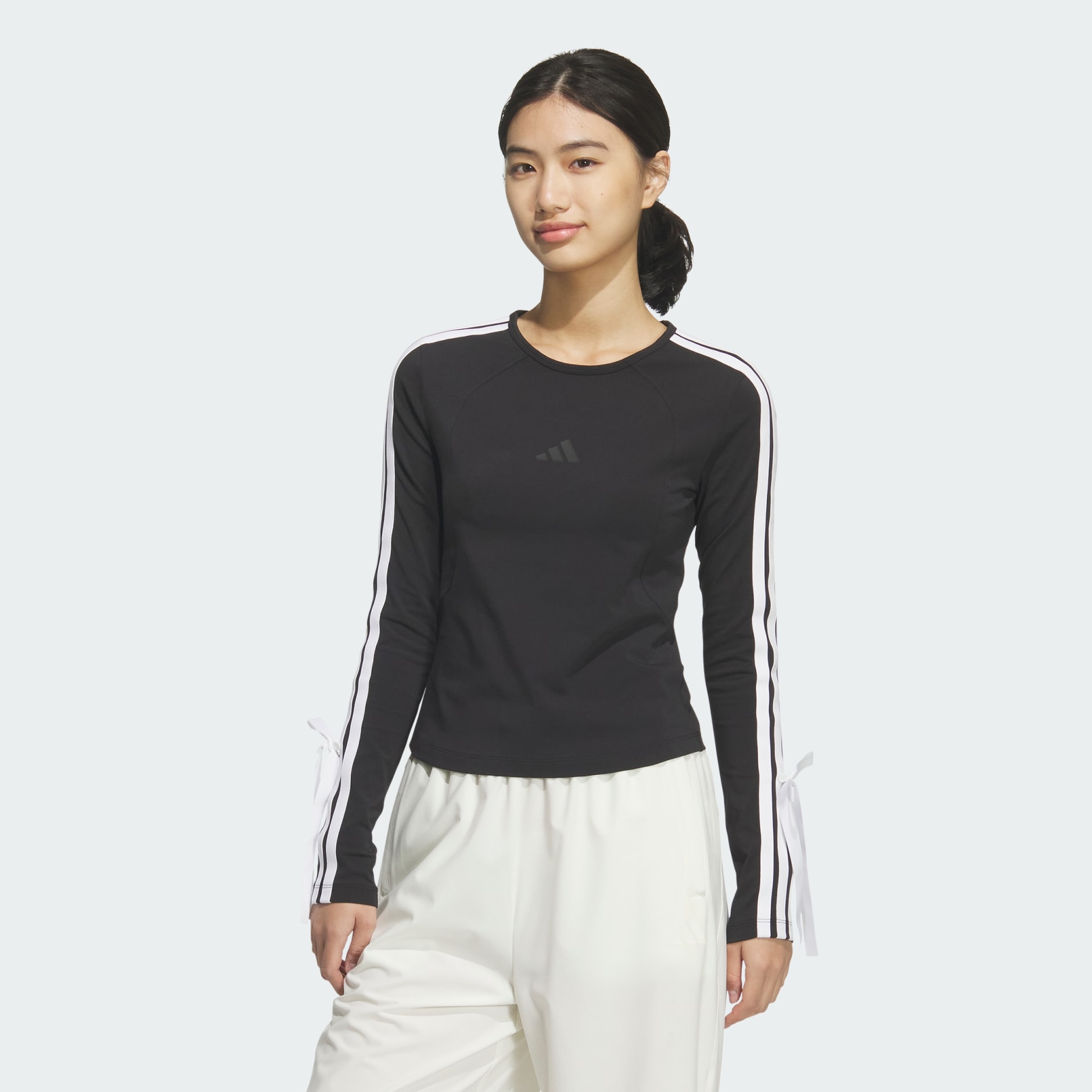 Women 3 Stripe Long Sleeve Tee