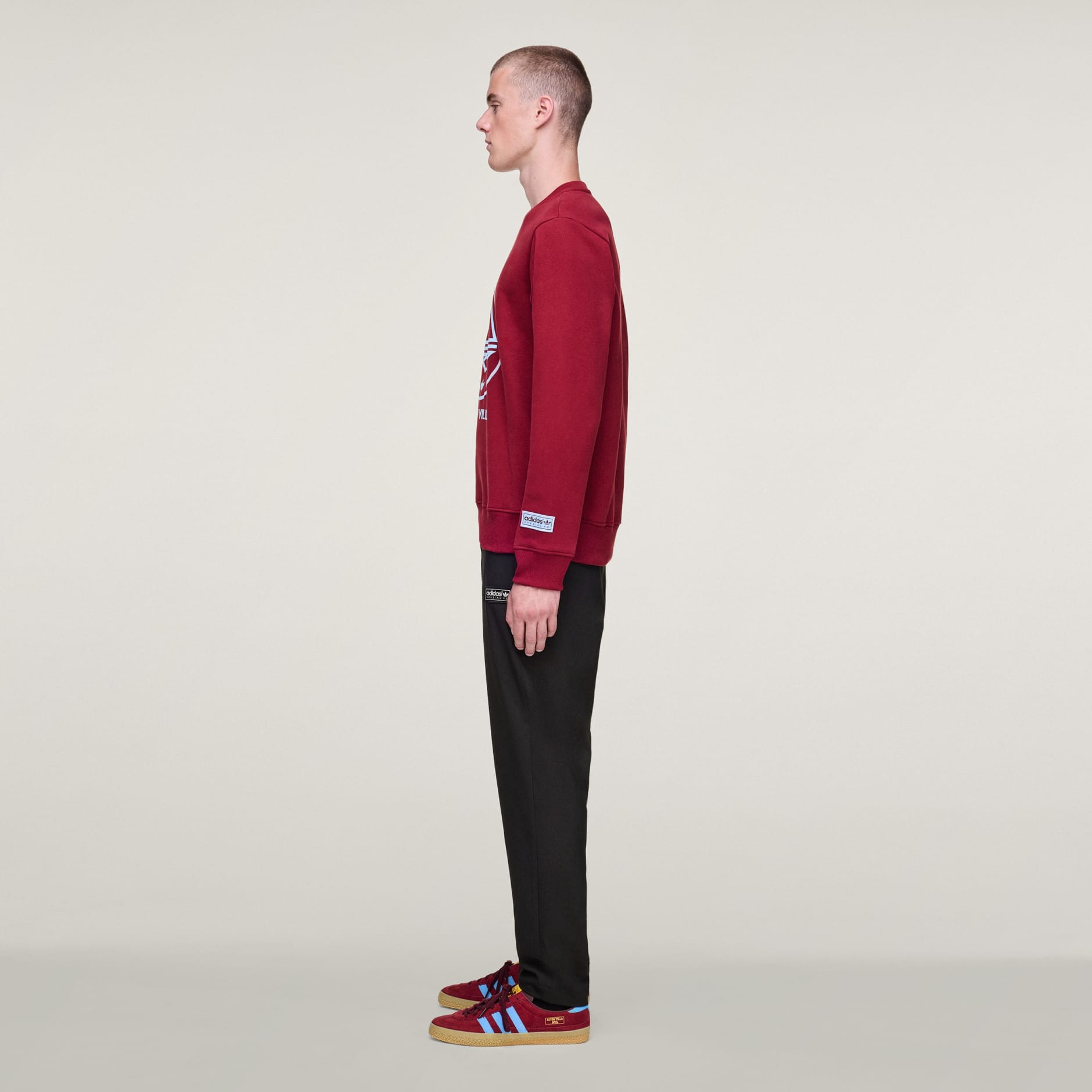 Hanorac Aston Villa SPZL F.C. cu guler rotund